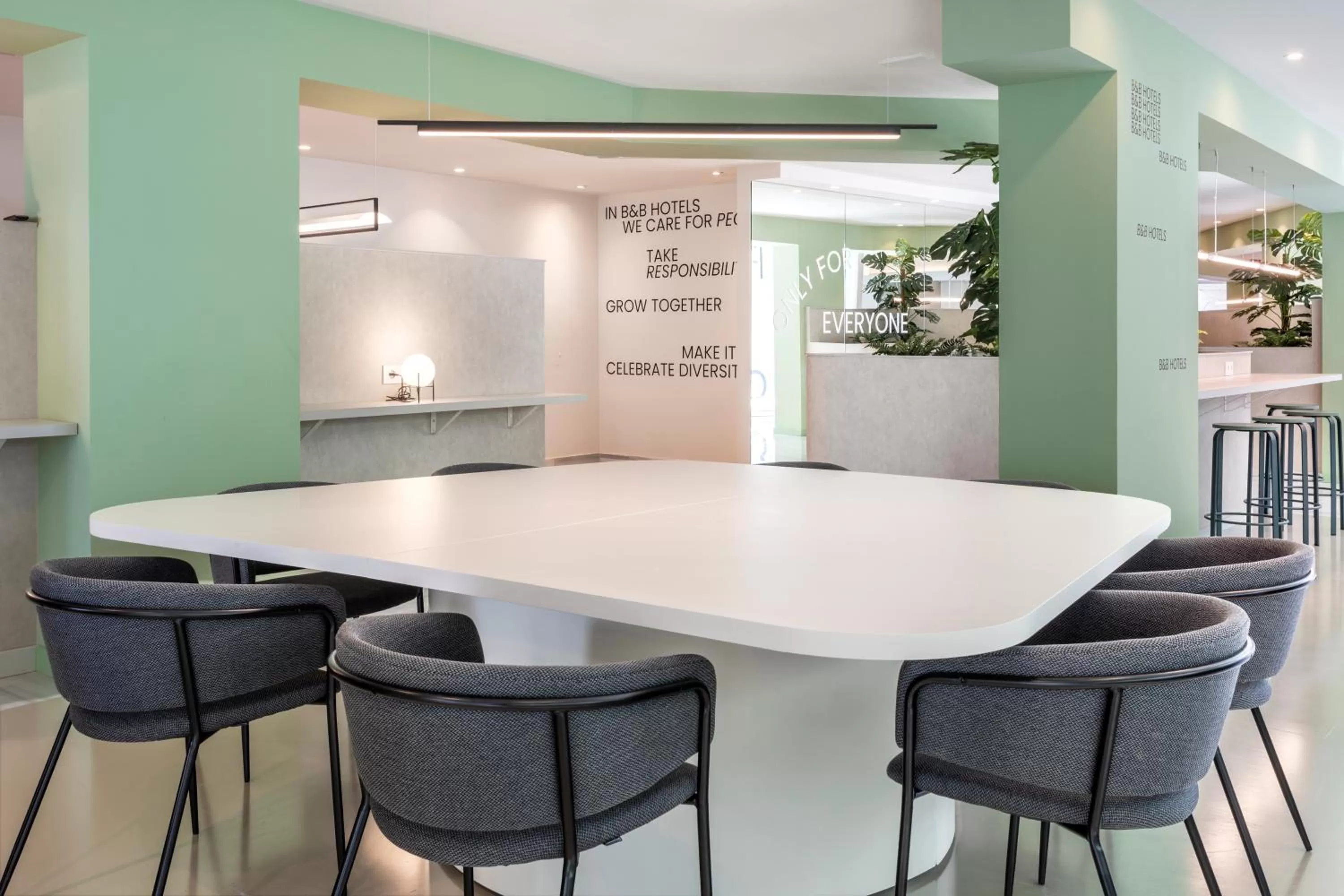 Lounge or bar in B&B HOTEL Madrid Pinar de las Rozas