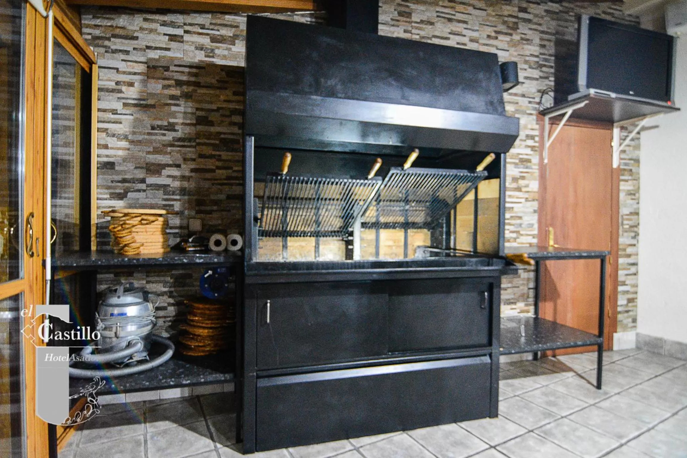 BBQ facilities in Hotel Rural el Castillo