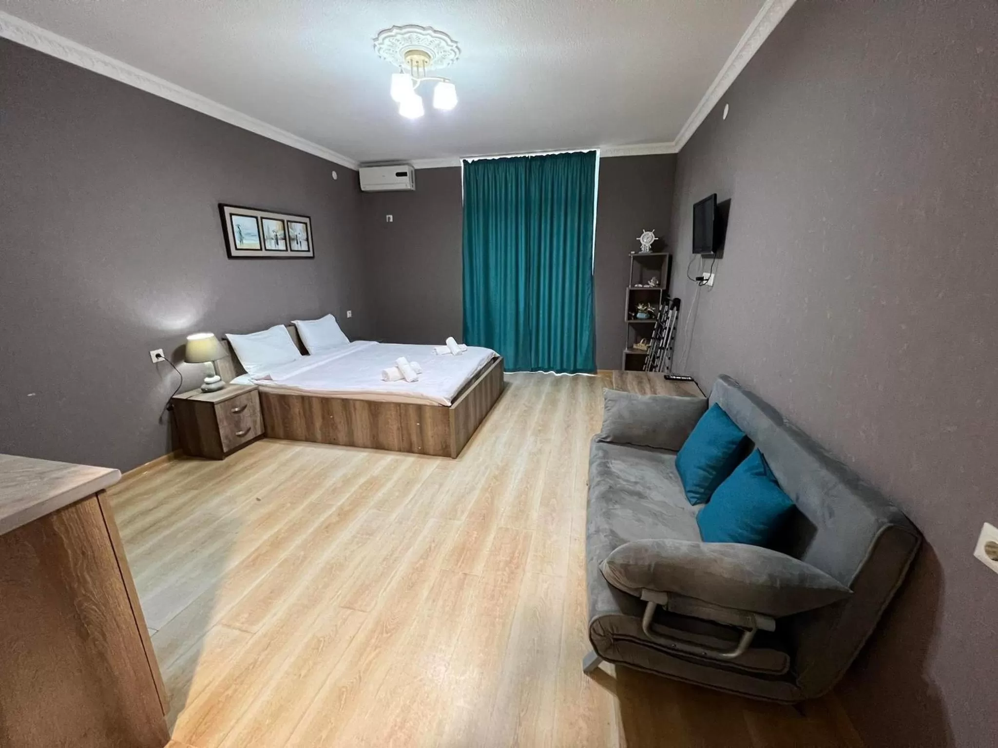 Bed in Aparthotel Holiday Lux Batumi