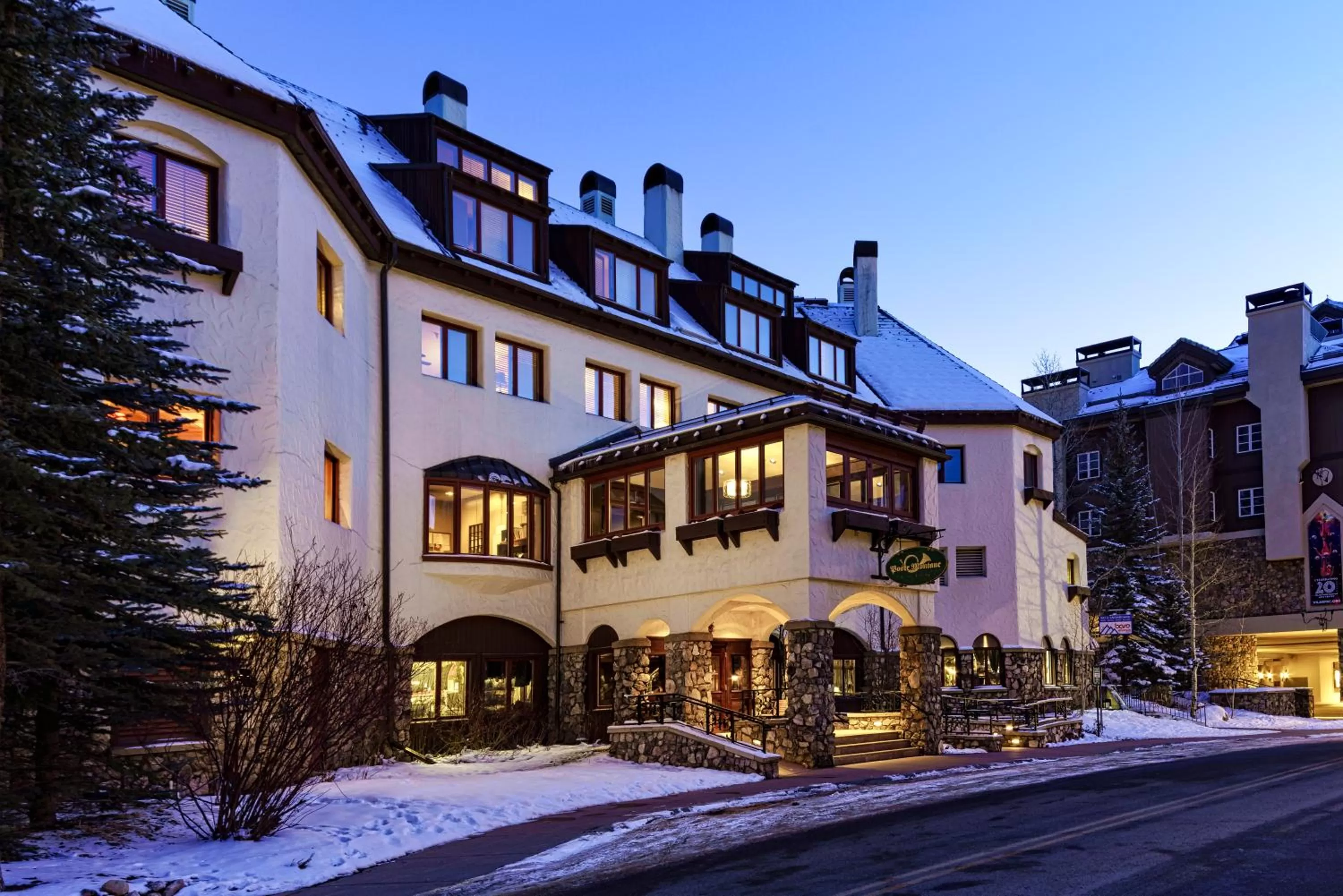 Property building in Poste Montane Lodge by East West