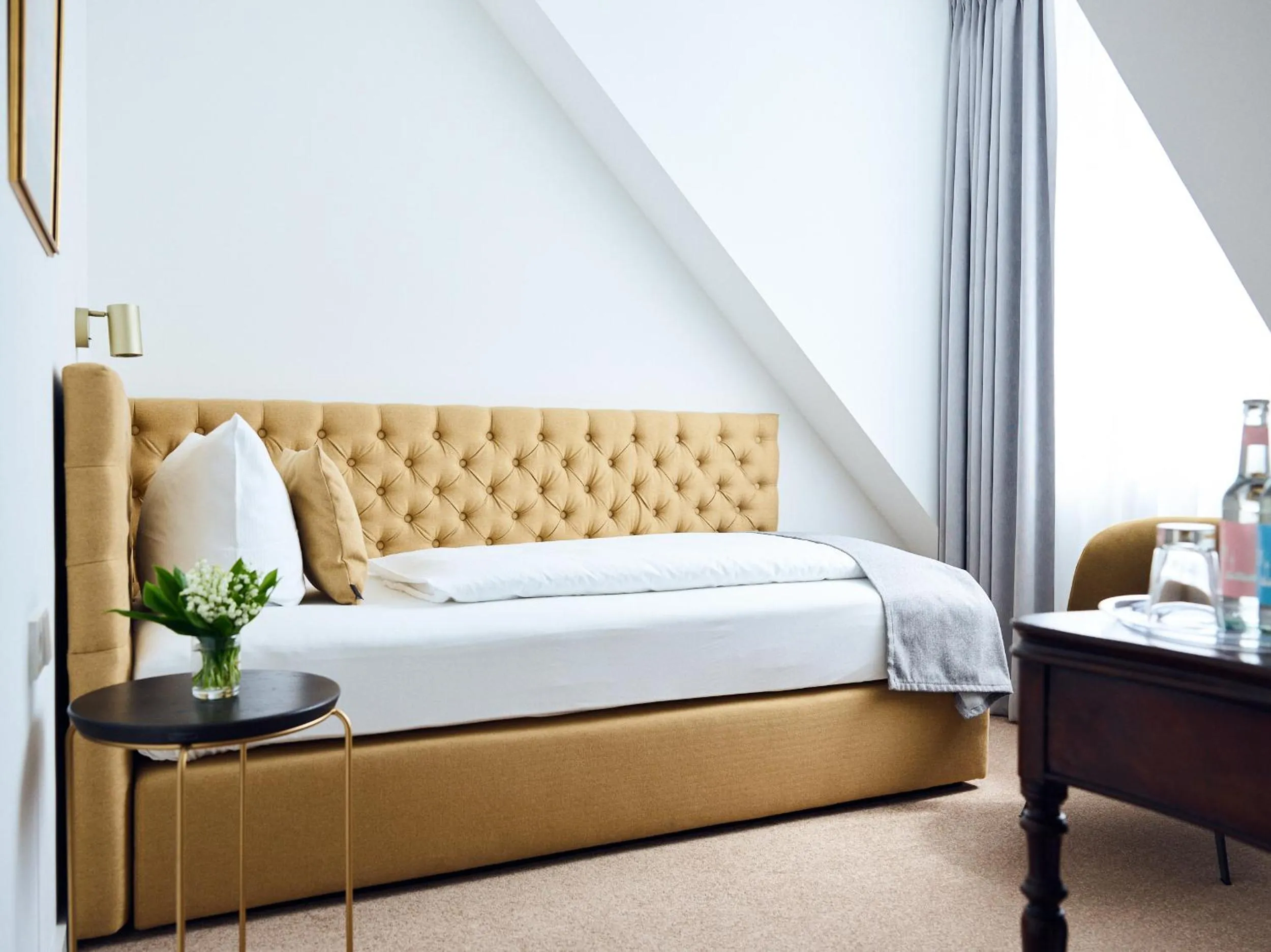 Bed in Hotel Lindenufer