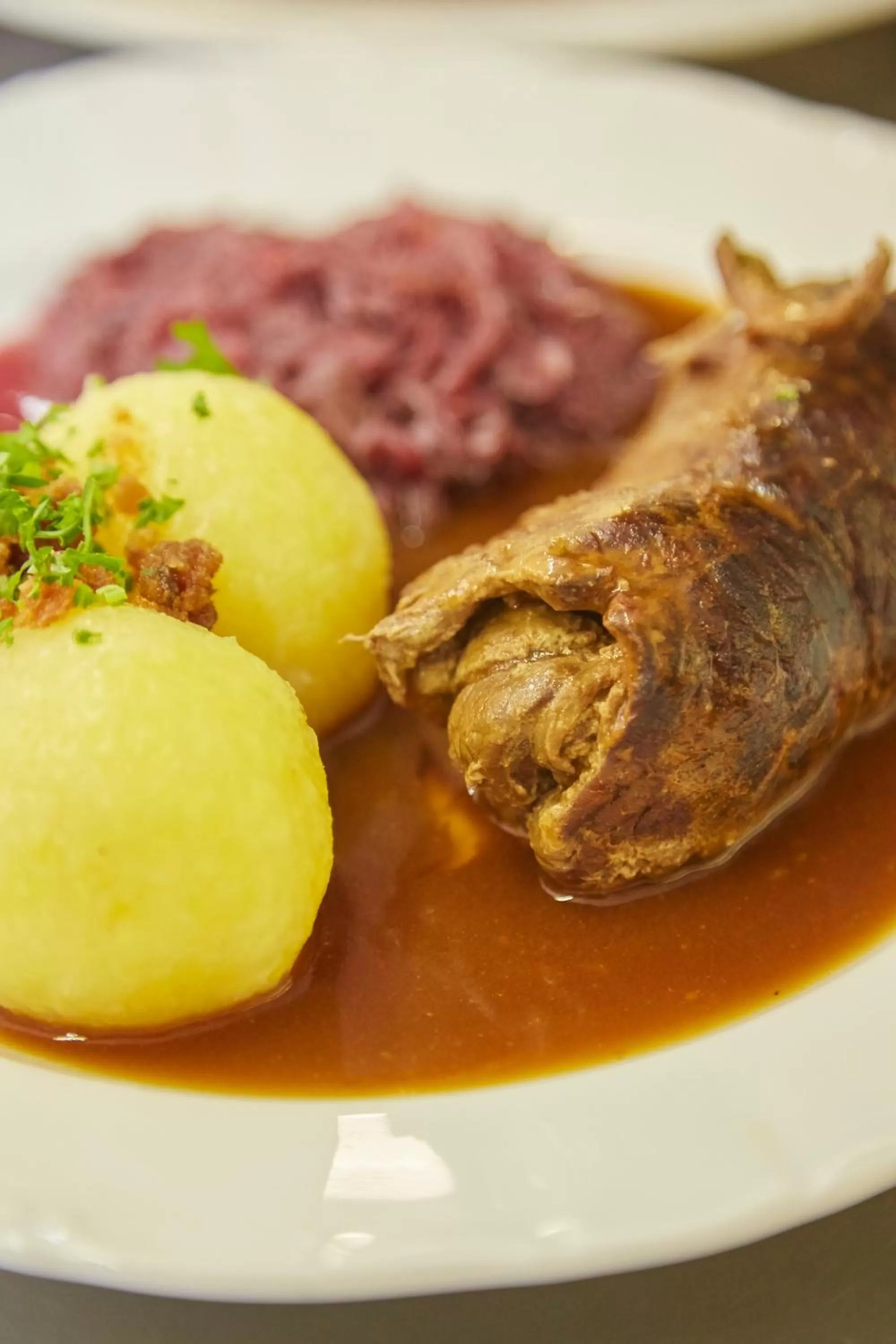 Food close-up in Flair Hotel Villa Ilske