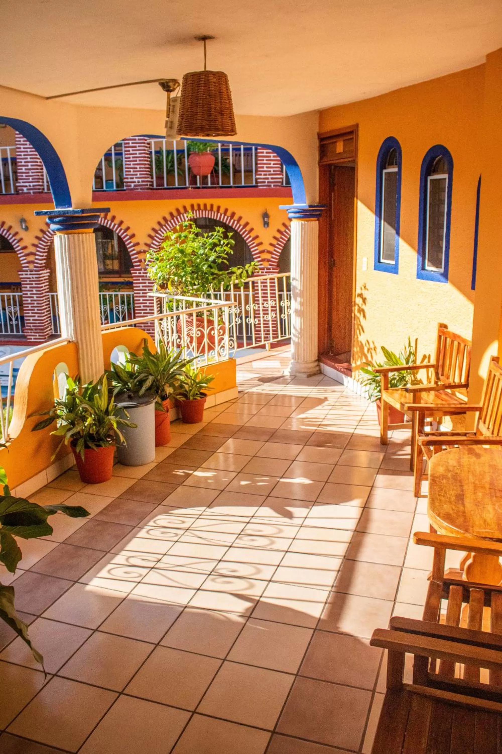 Patio in Hotel San Juan