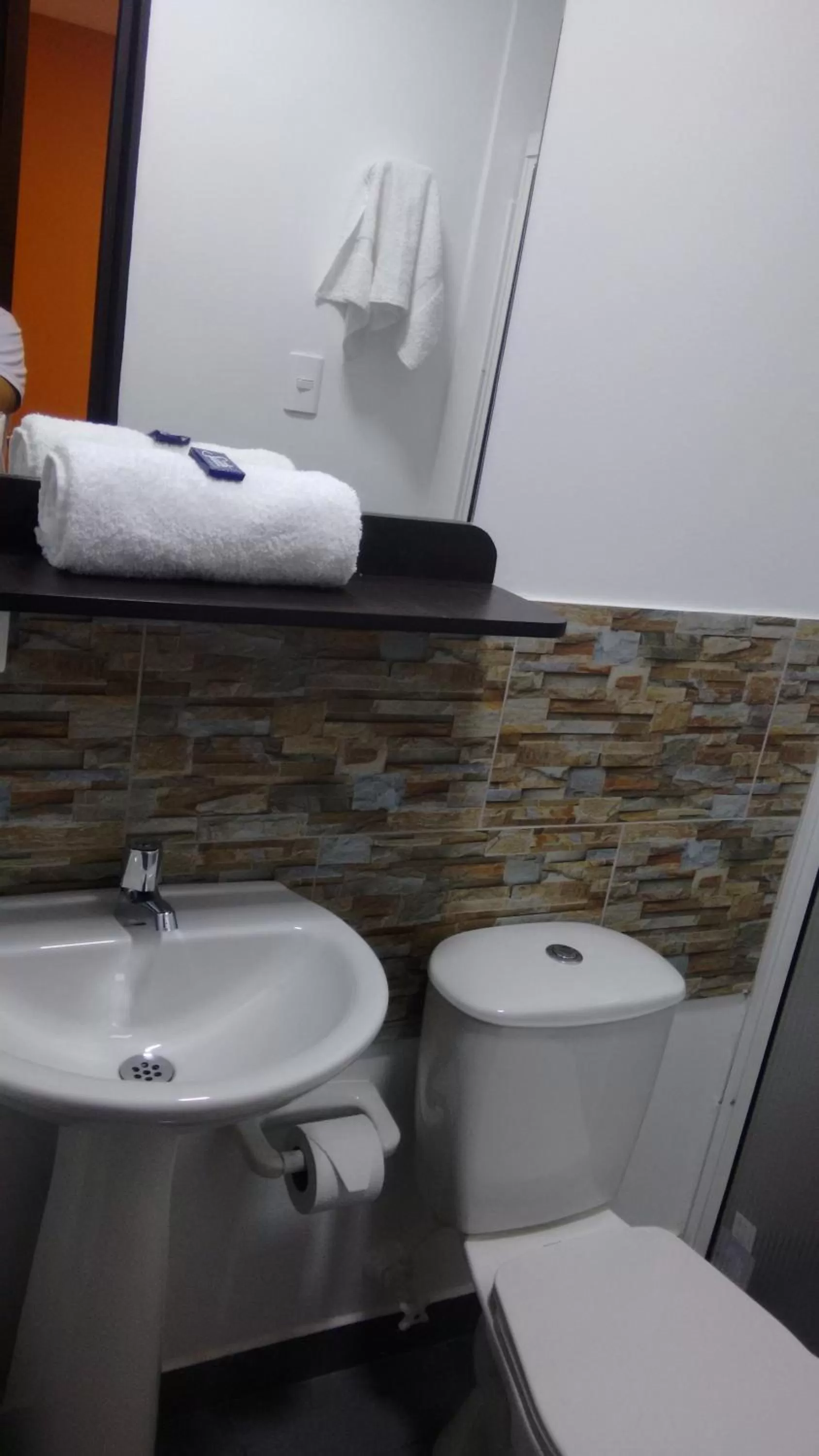 Bathroom in Hotel Anzea