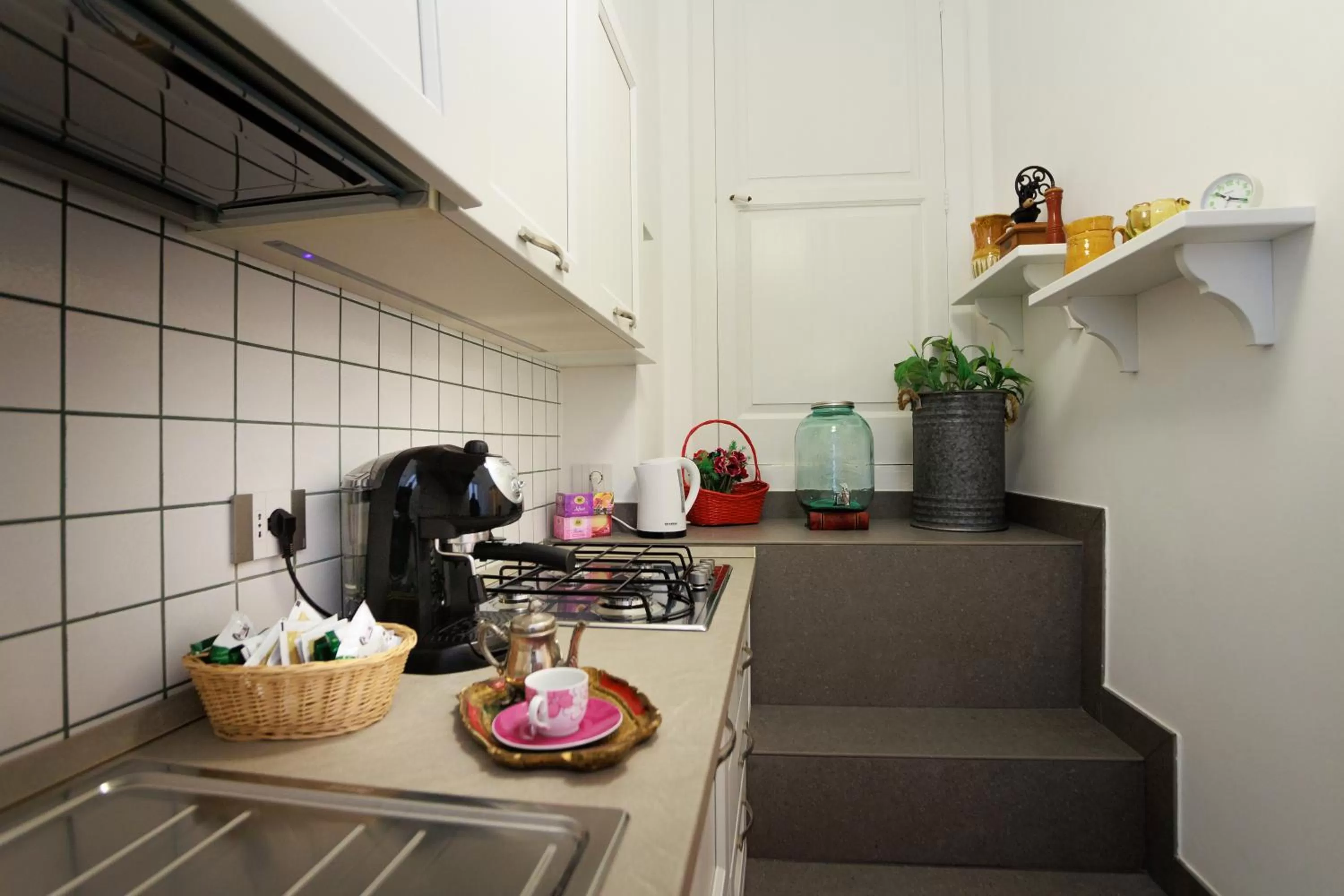 Kitchen or kitchenette, Kitchen/Kitchenette in B&B CORSO VITTORIO