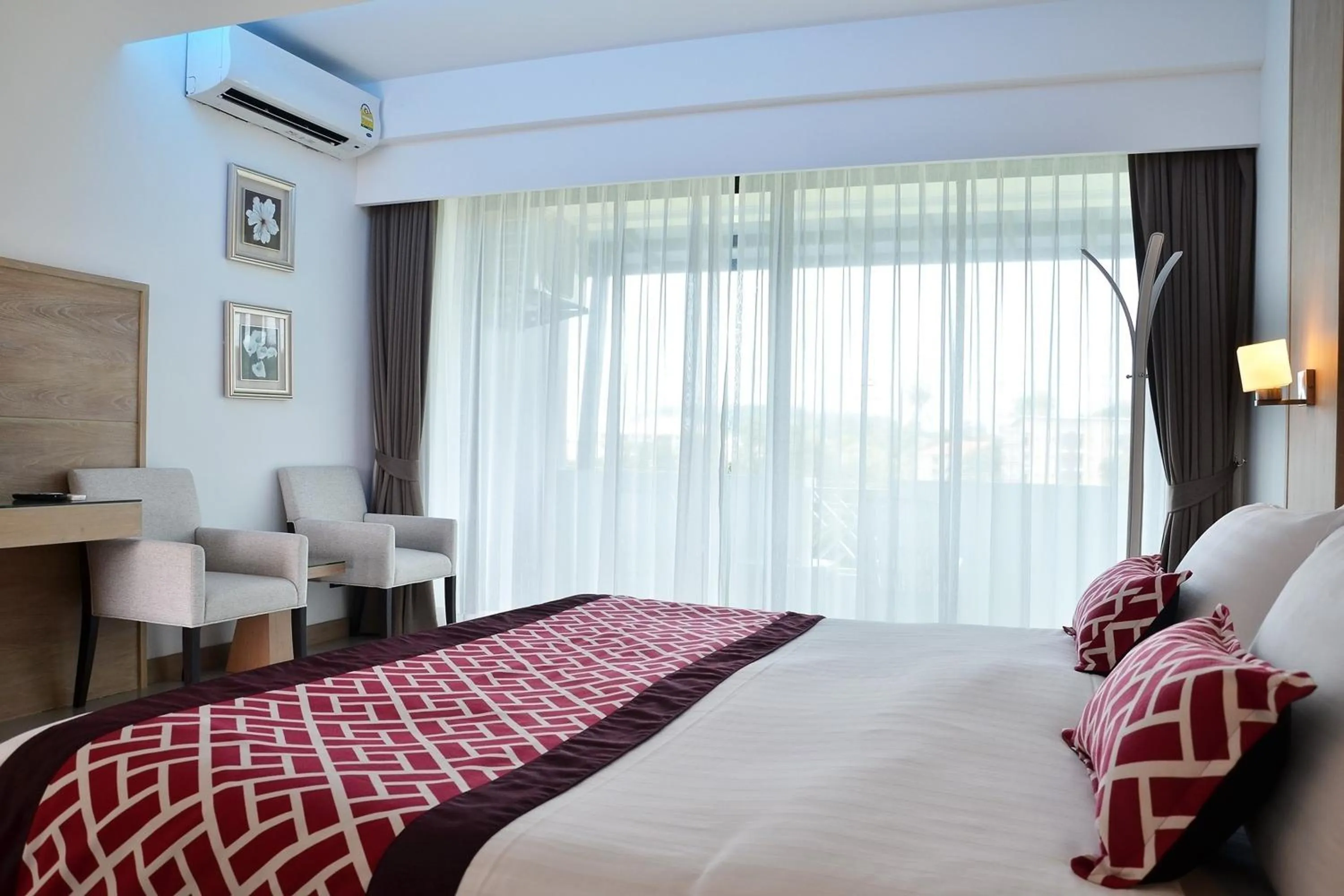 Bed in The Par Phuket SHA Plus