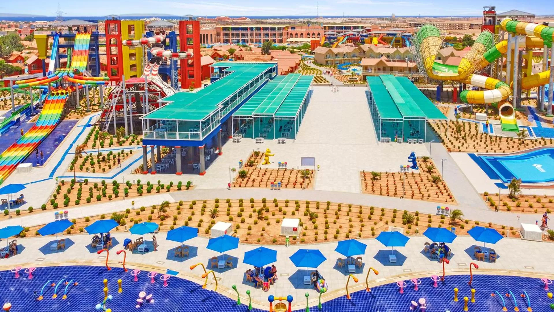 Aqua park in Neverland City Hurghada - Pickalbatros