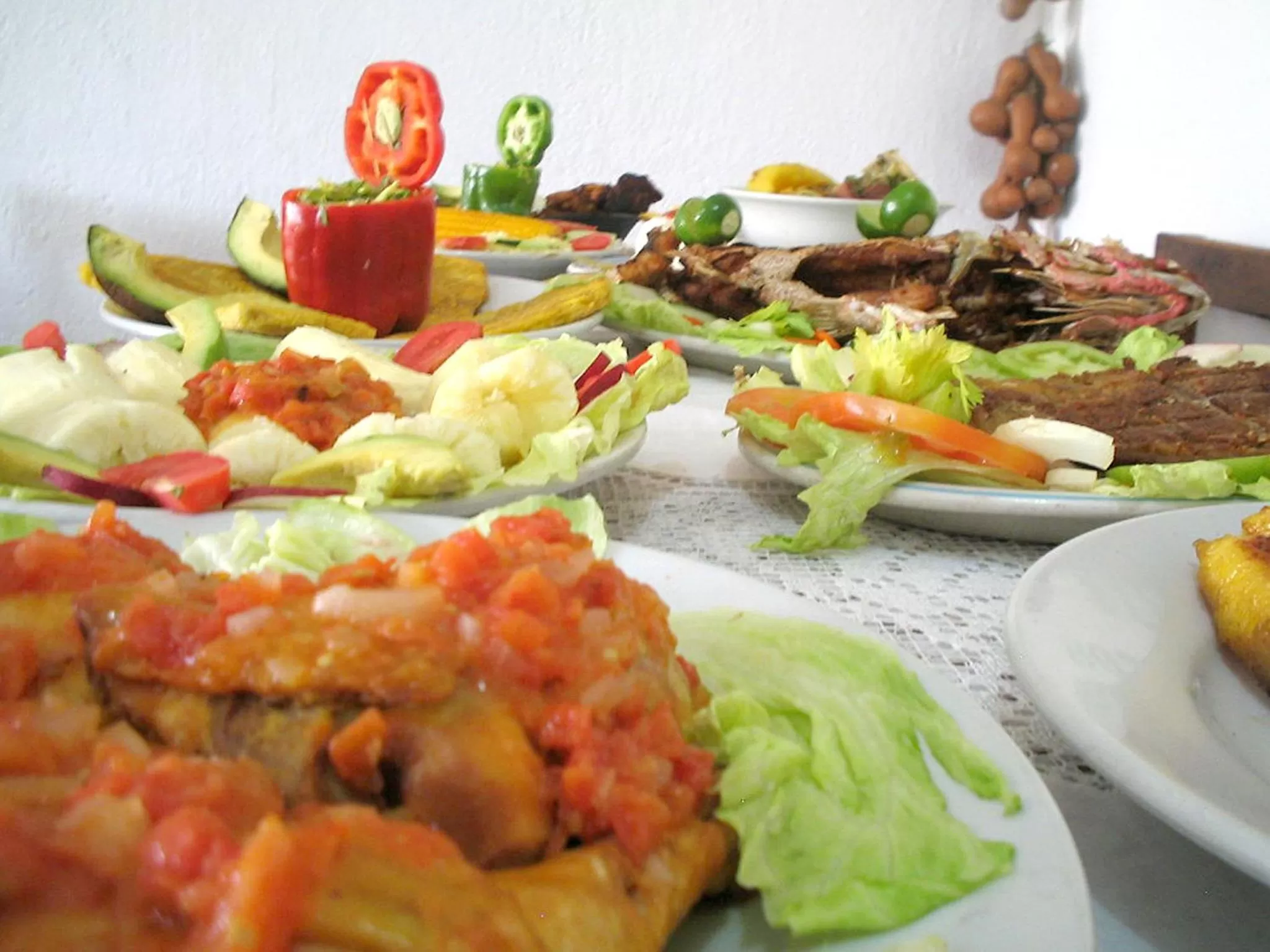 Food close-up in Hotel Casa Vieja