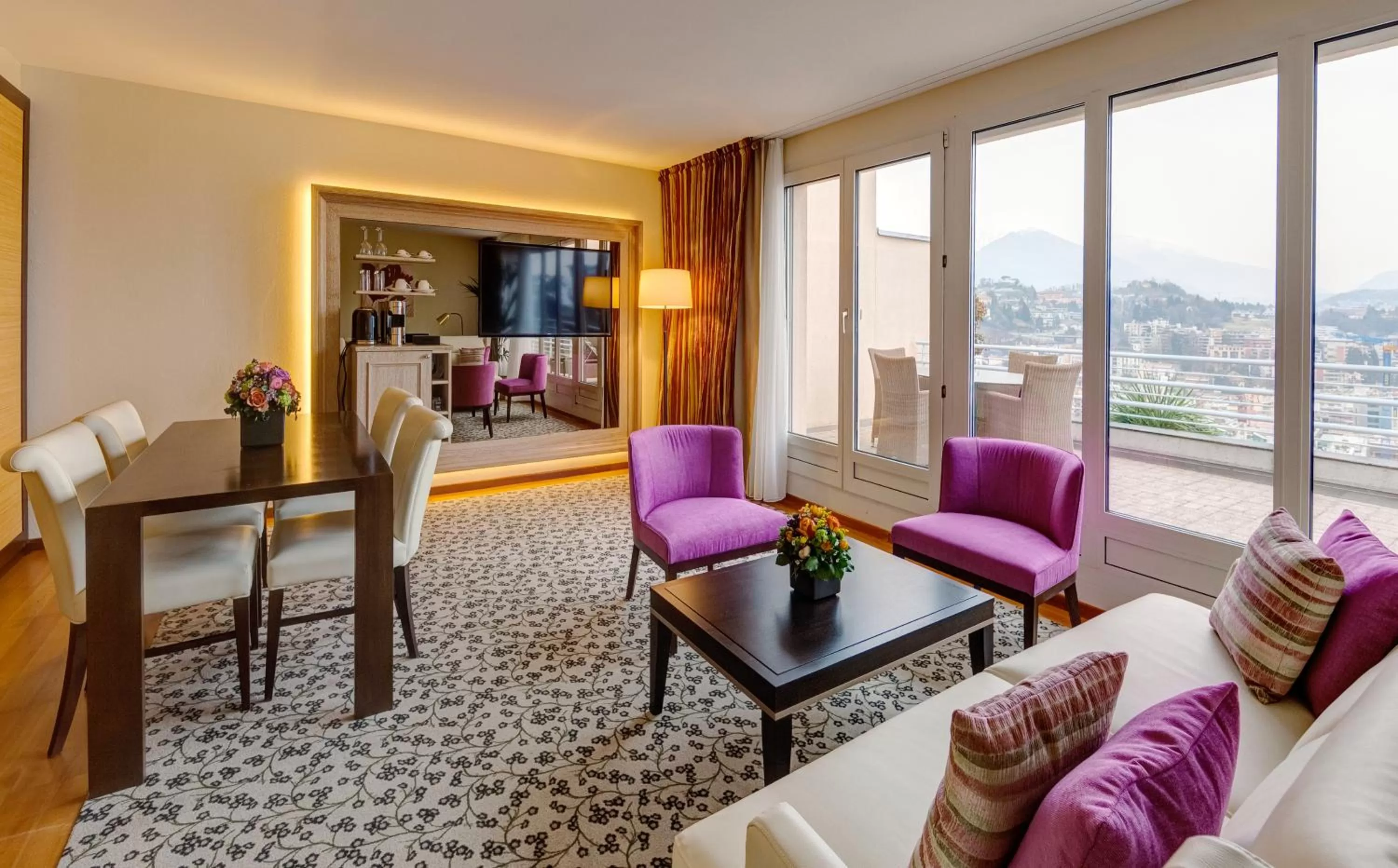 Living room in Suitenhotel Parco Paradiso