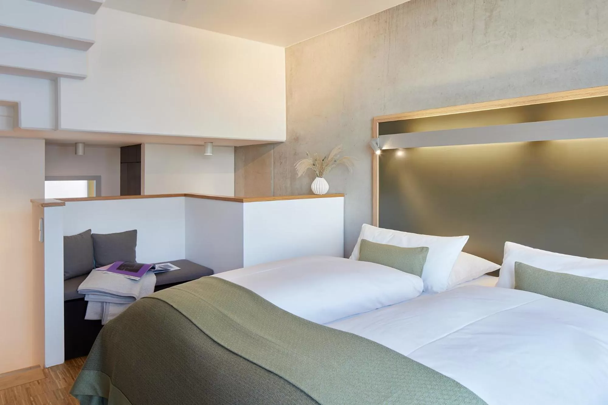 Bed in Hotel Wedina an der Alster