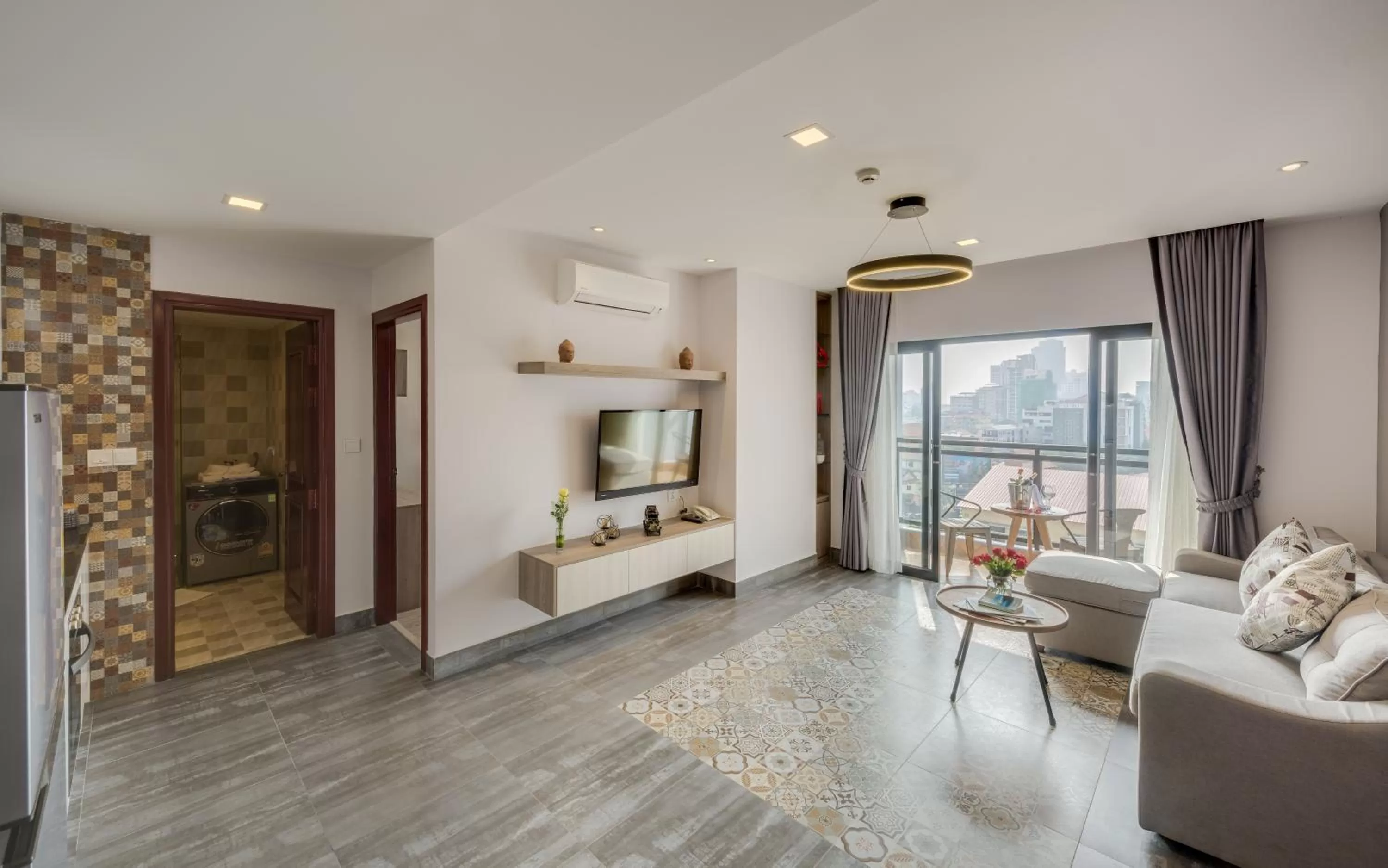 Living room in Phnom Penh 51 Hotel & Residences