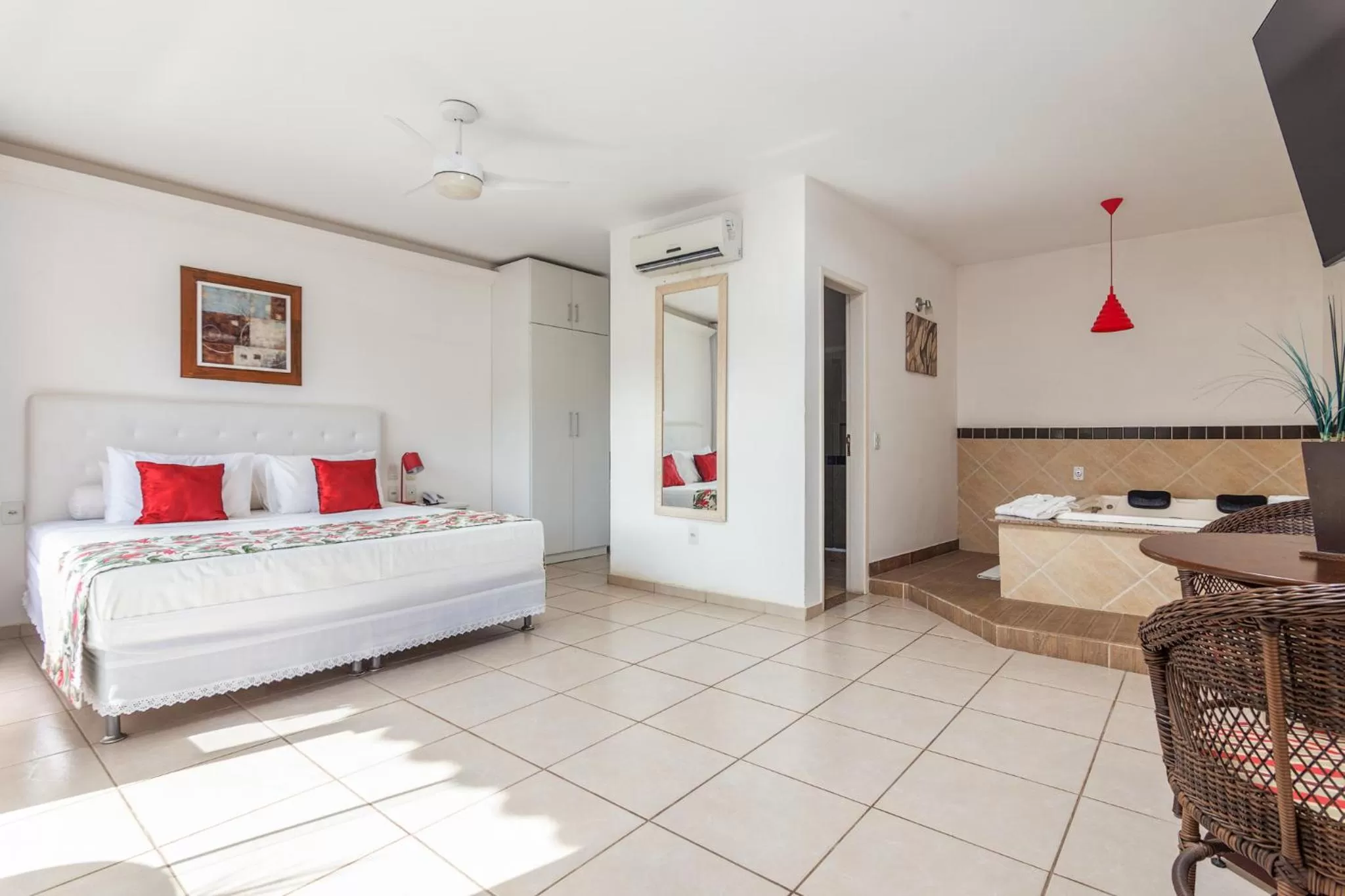 Bed in Hotel Miratlantico Búzios