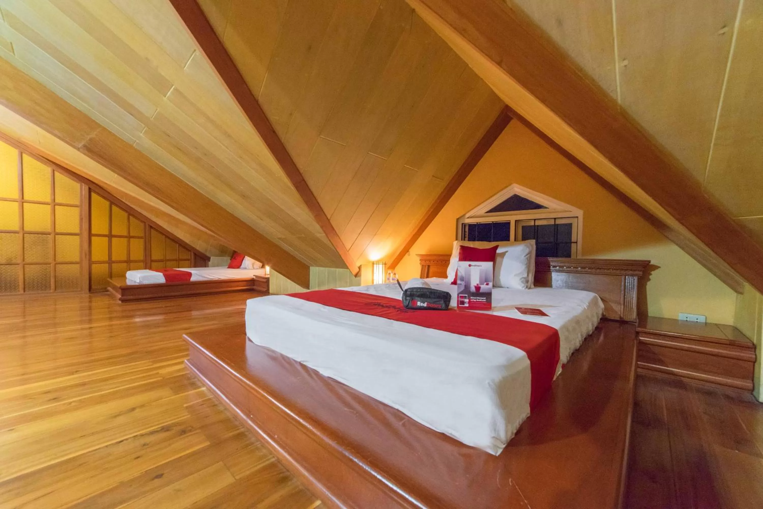 Photo of the whole room, Bed in RedDoorz Plus @ Starhomes Olivianville