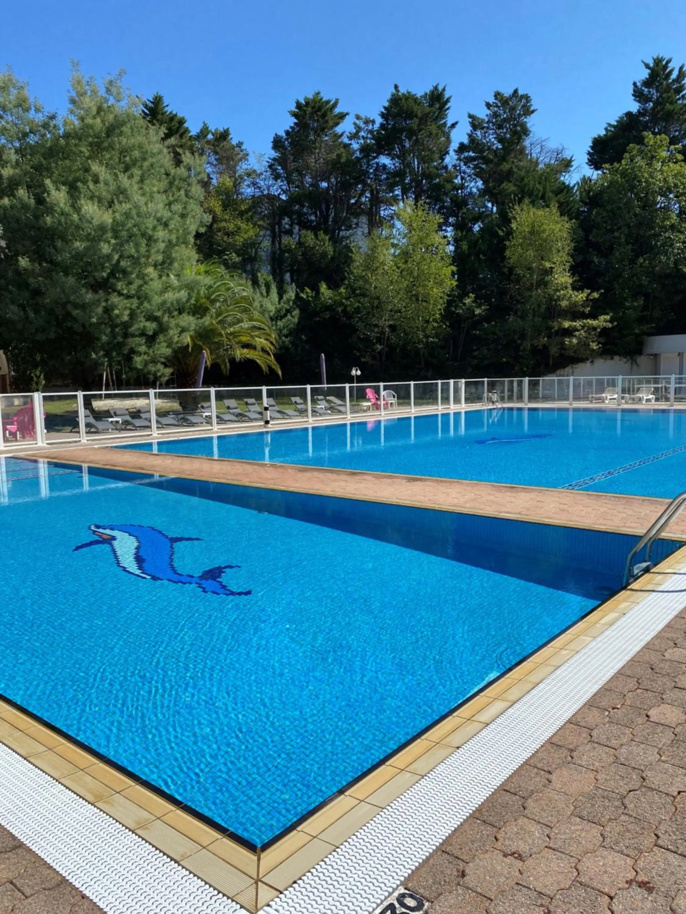 Swimming pool in Hotel Résidence Anglet Biarritz-Parme