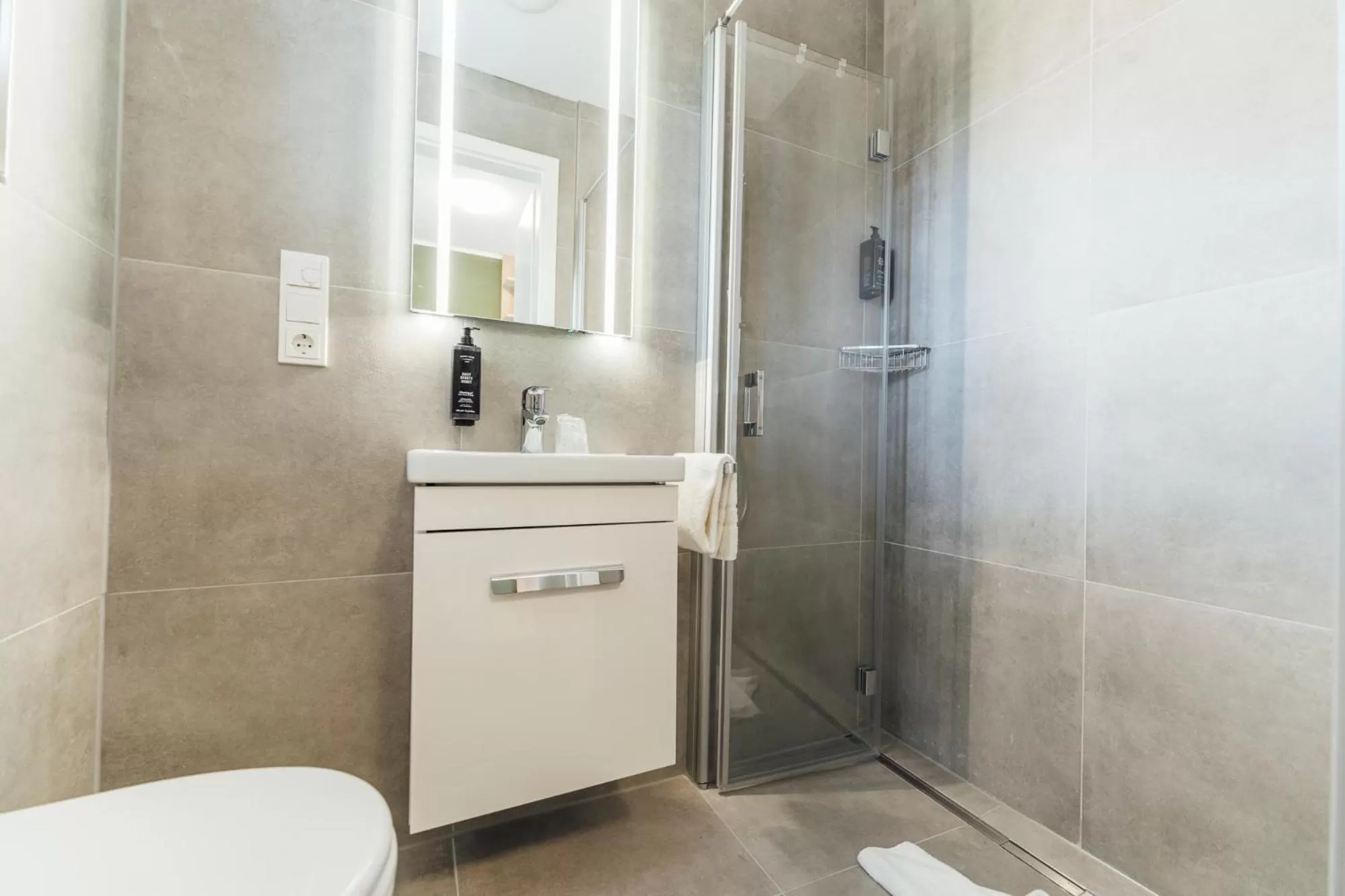 Shower in Hotel Bloemfontein