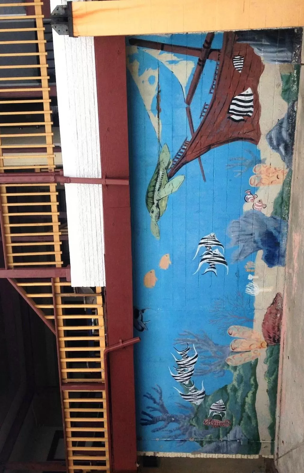 Decorative detail in Capri Beach Hotel