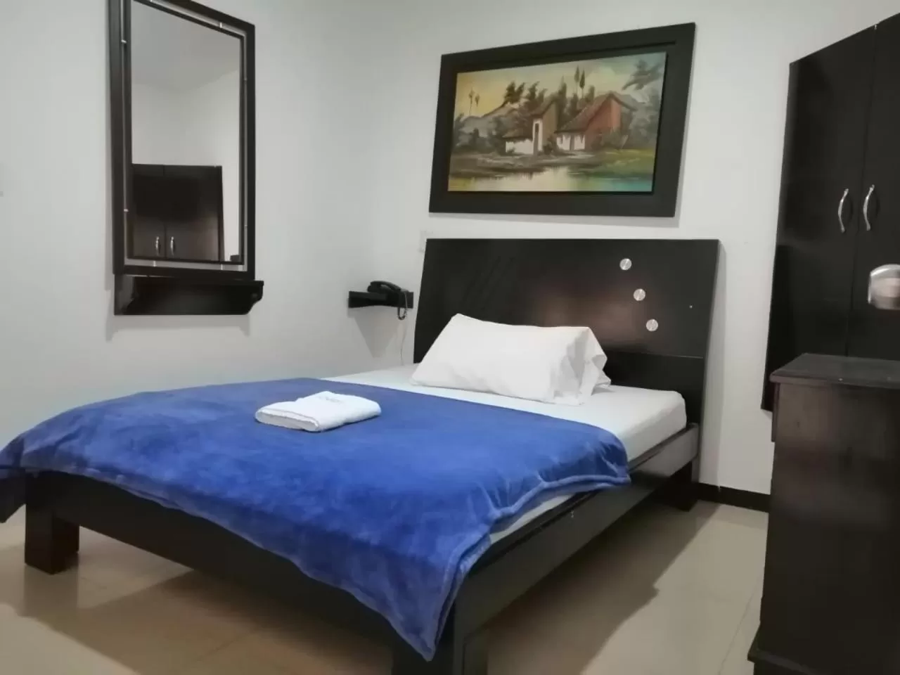 Bed in Hotel Palmeras De Mariana