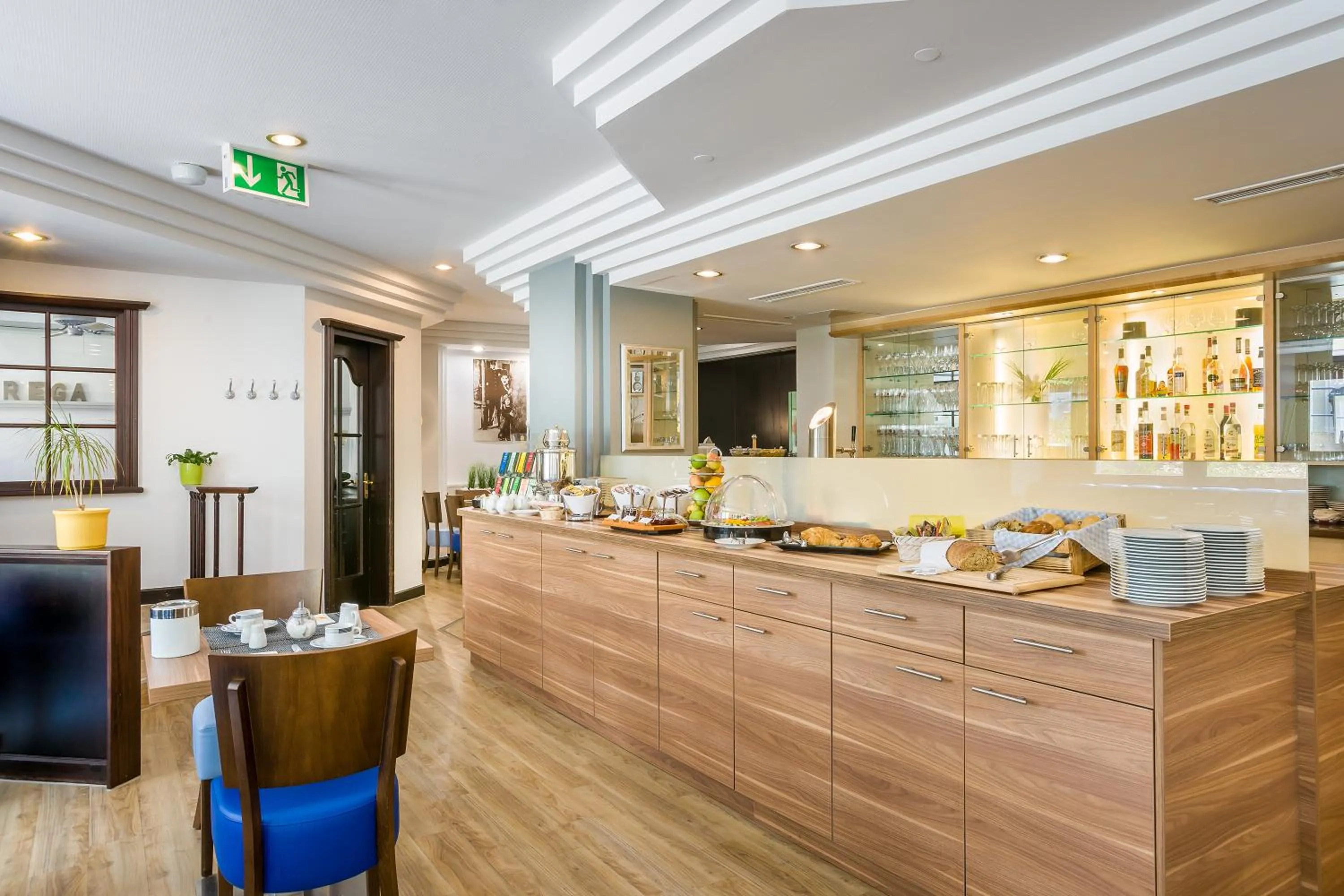 Buffet breakfast in Hotel Rega Stuttgart