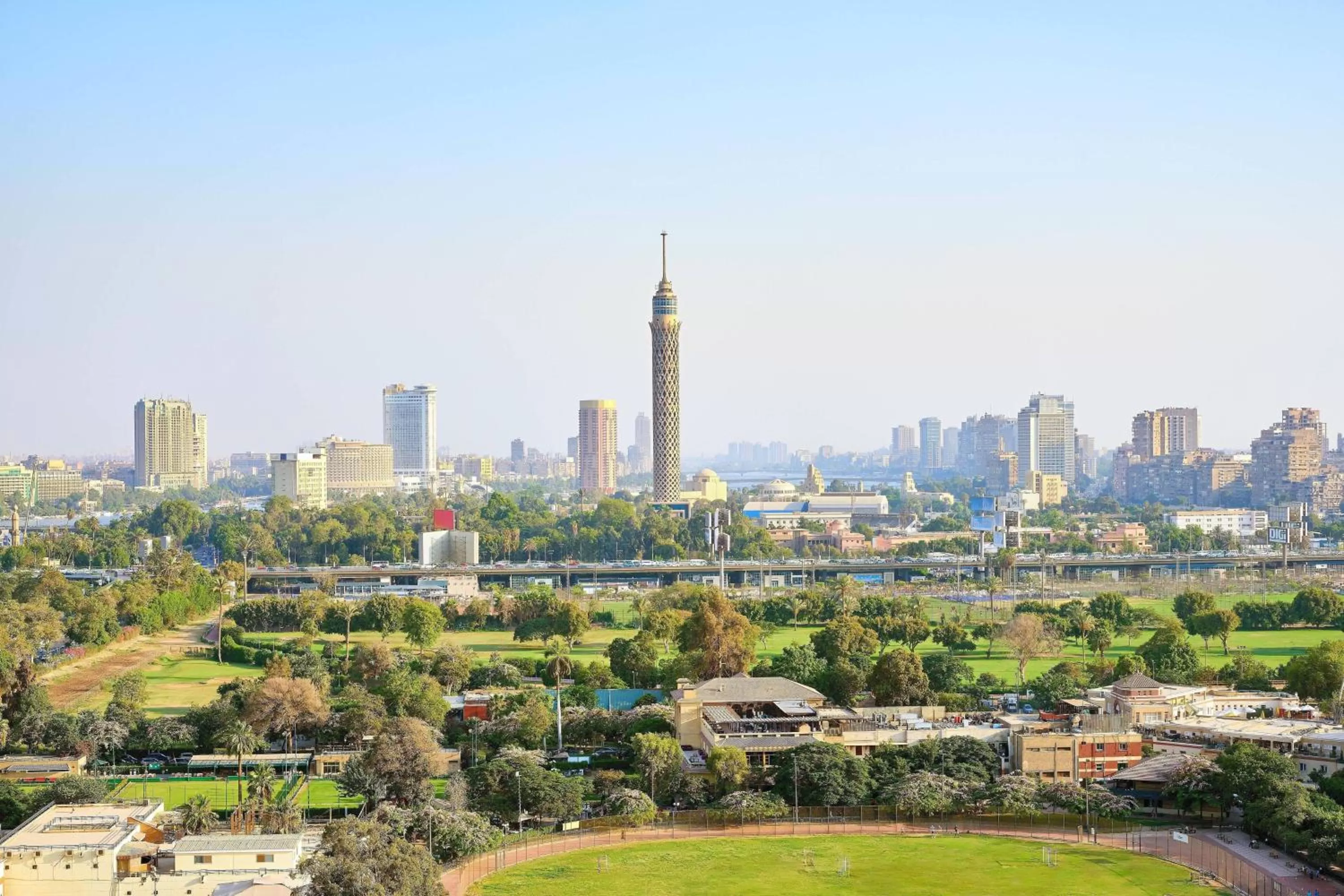 Bedroom in Cairo Marriott Hotel