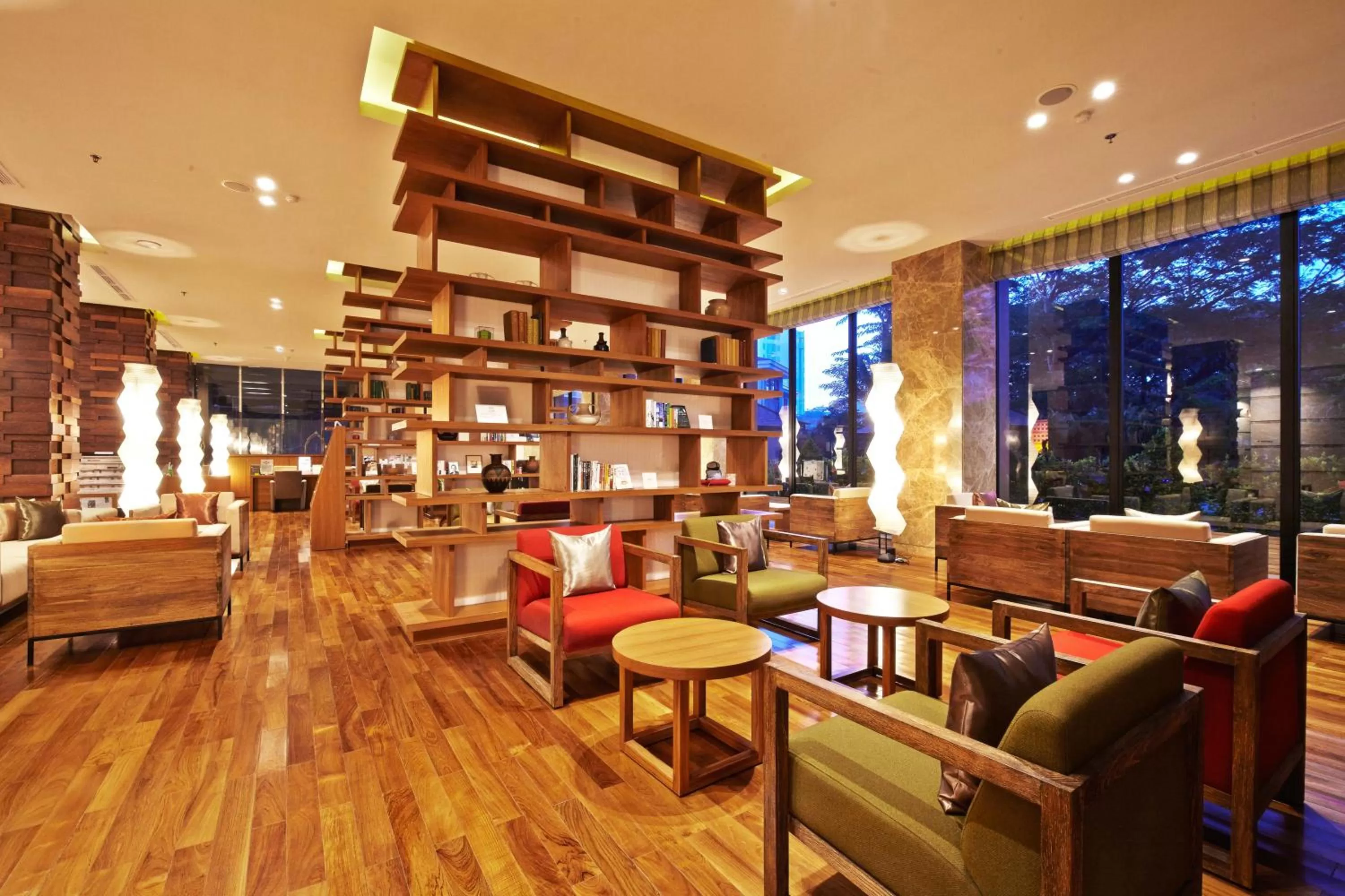 Library in Axia South Cikarang Service Apartment