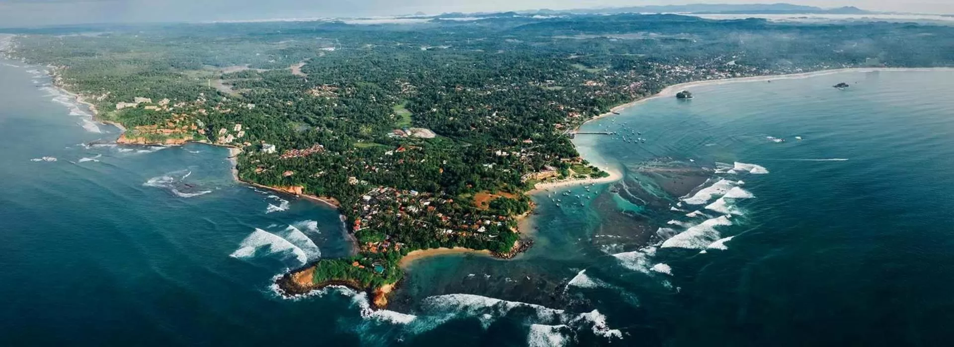 Bird's eye view in Weligama Bay Watsila Resort