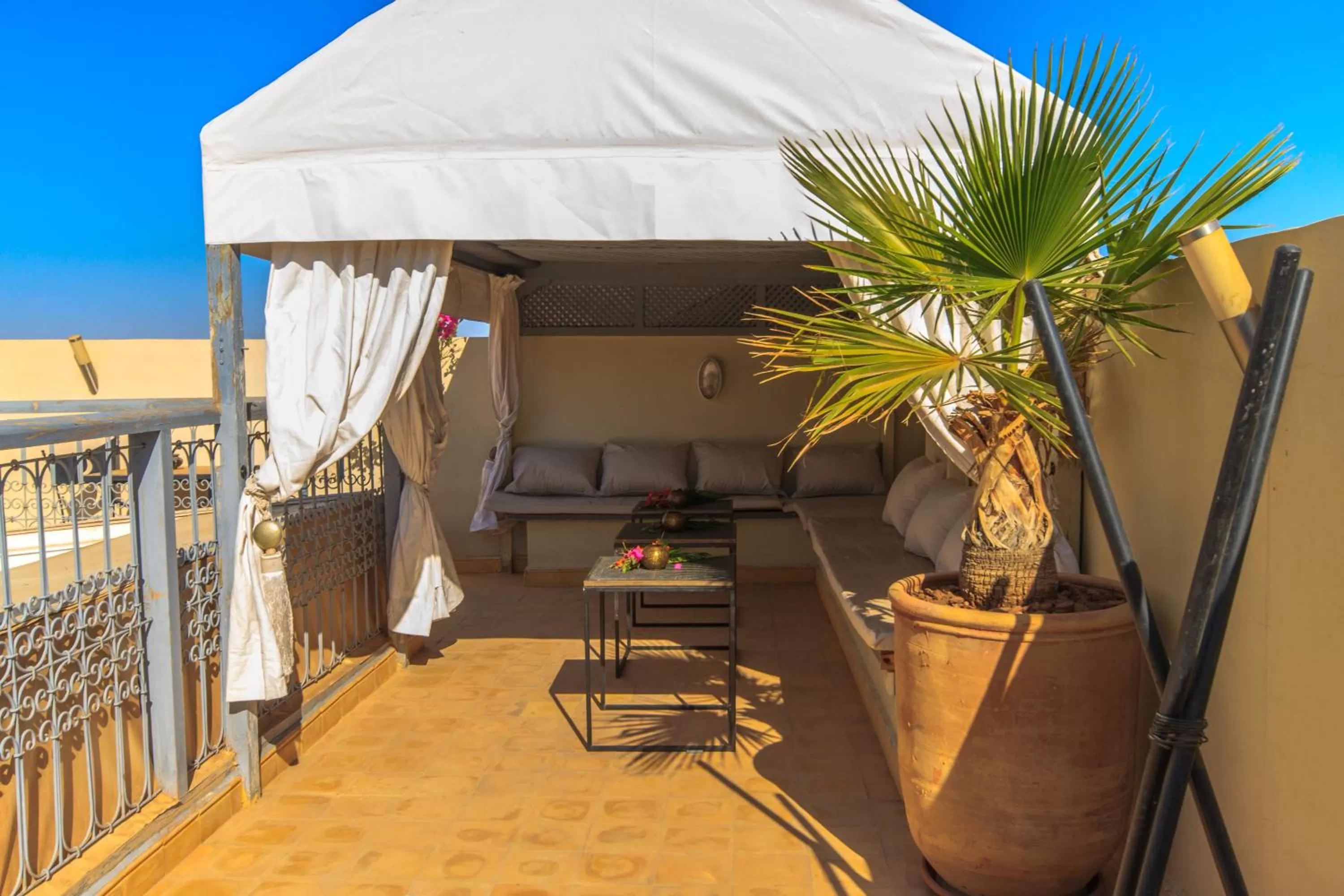 Balcony/Terrace in Riad La Porte de l'oasis