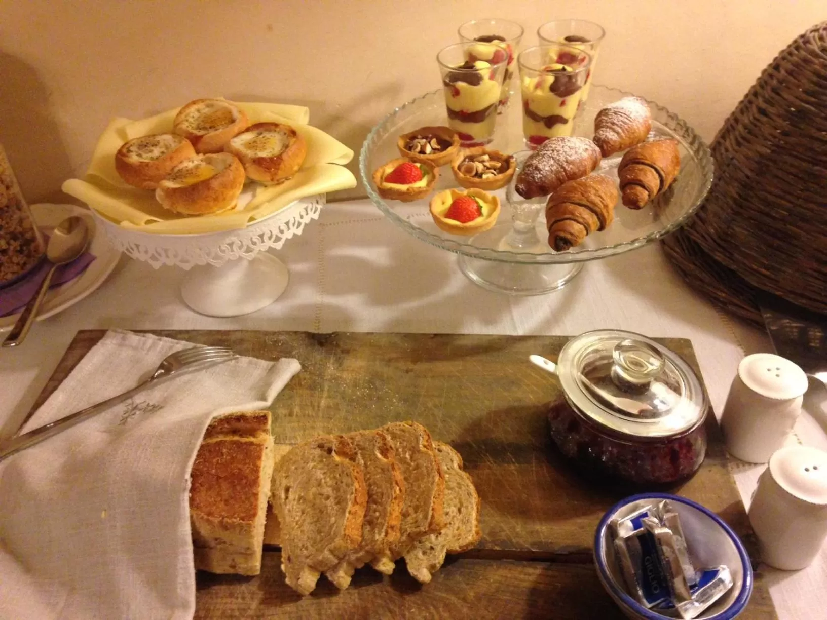 Buffet breakfast in B&B La Zuppa Inglese
