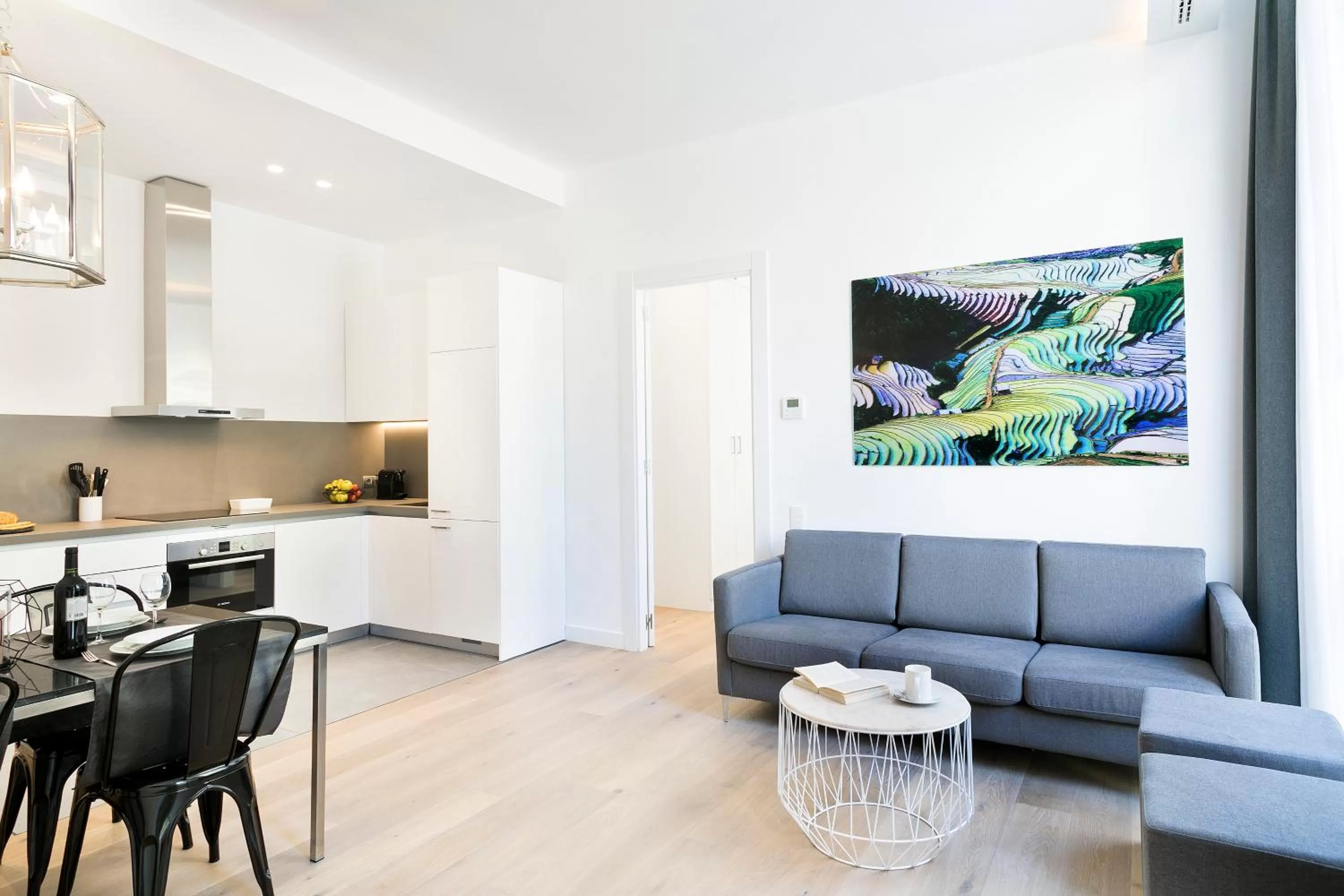 Kitchen or kitchenette in Murmuri Residence Mercader