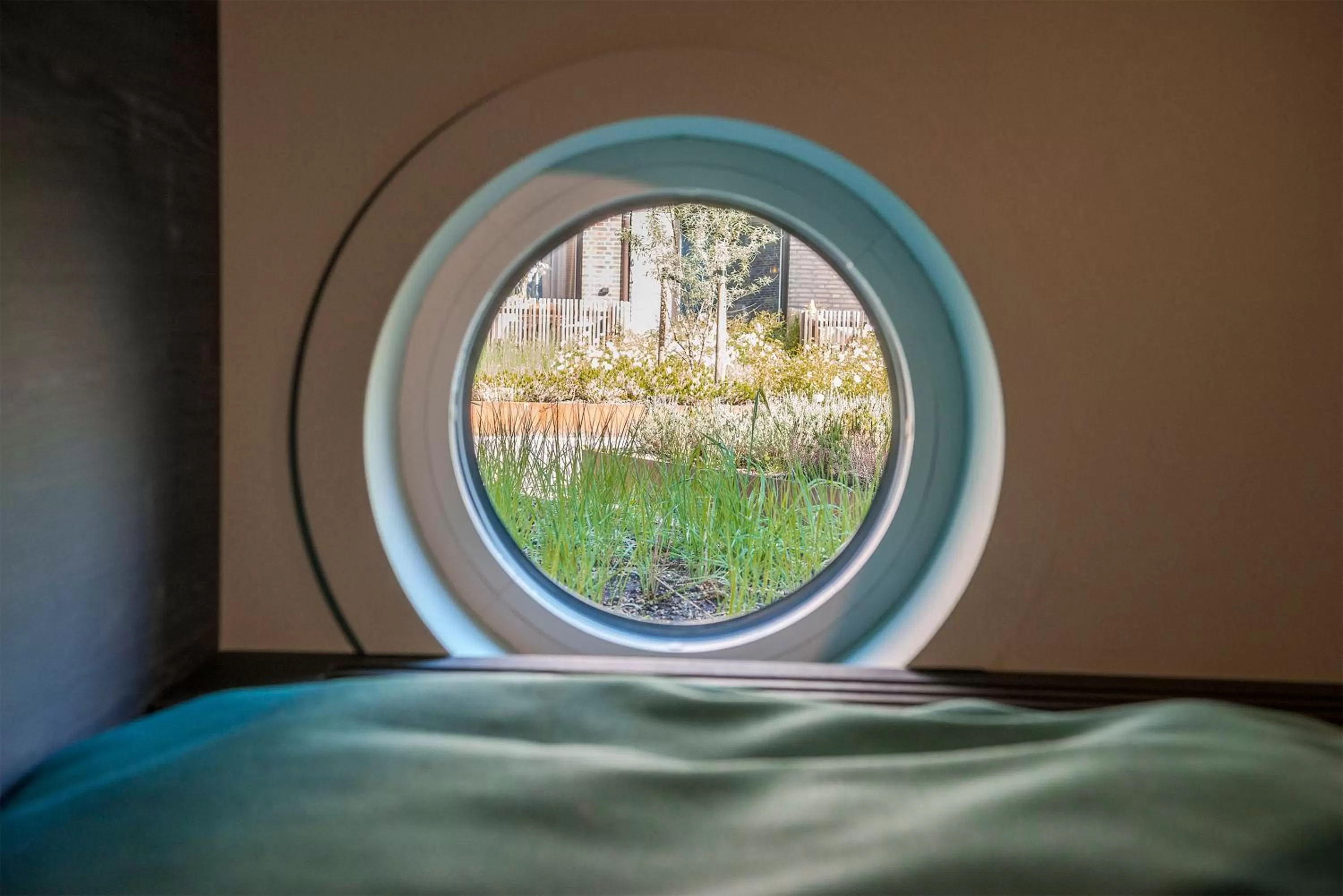 Decorative detail, Bed in Staykvick Boutique Hostel