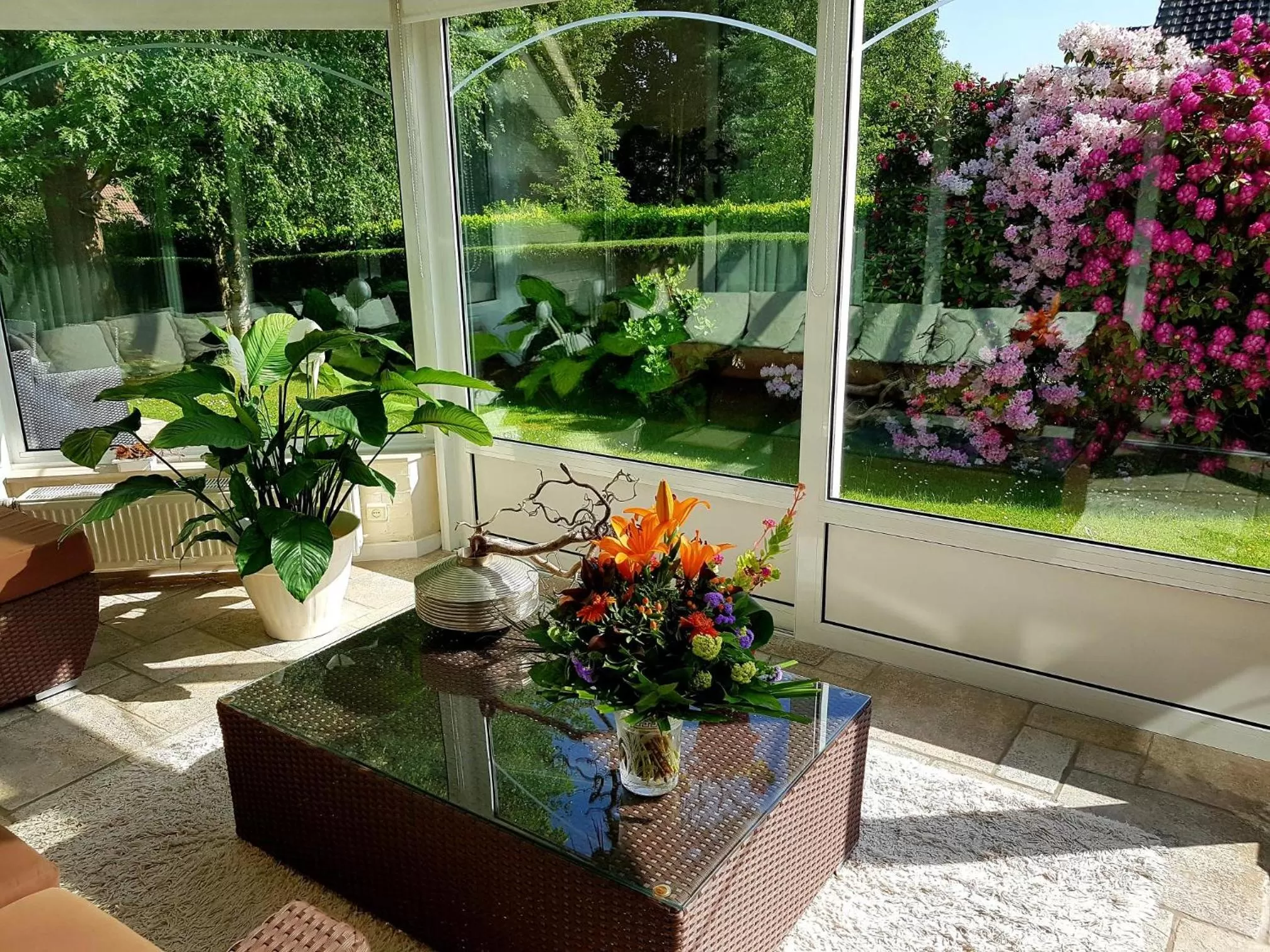 Patio in B&B prince d’Orange Waterloo