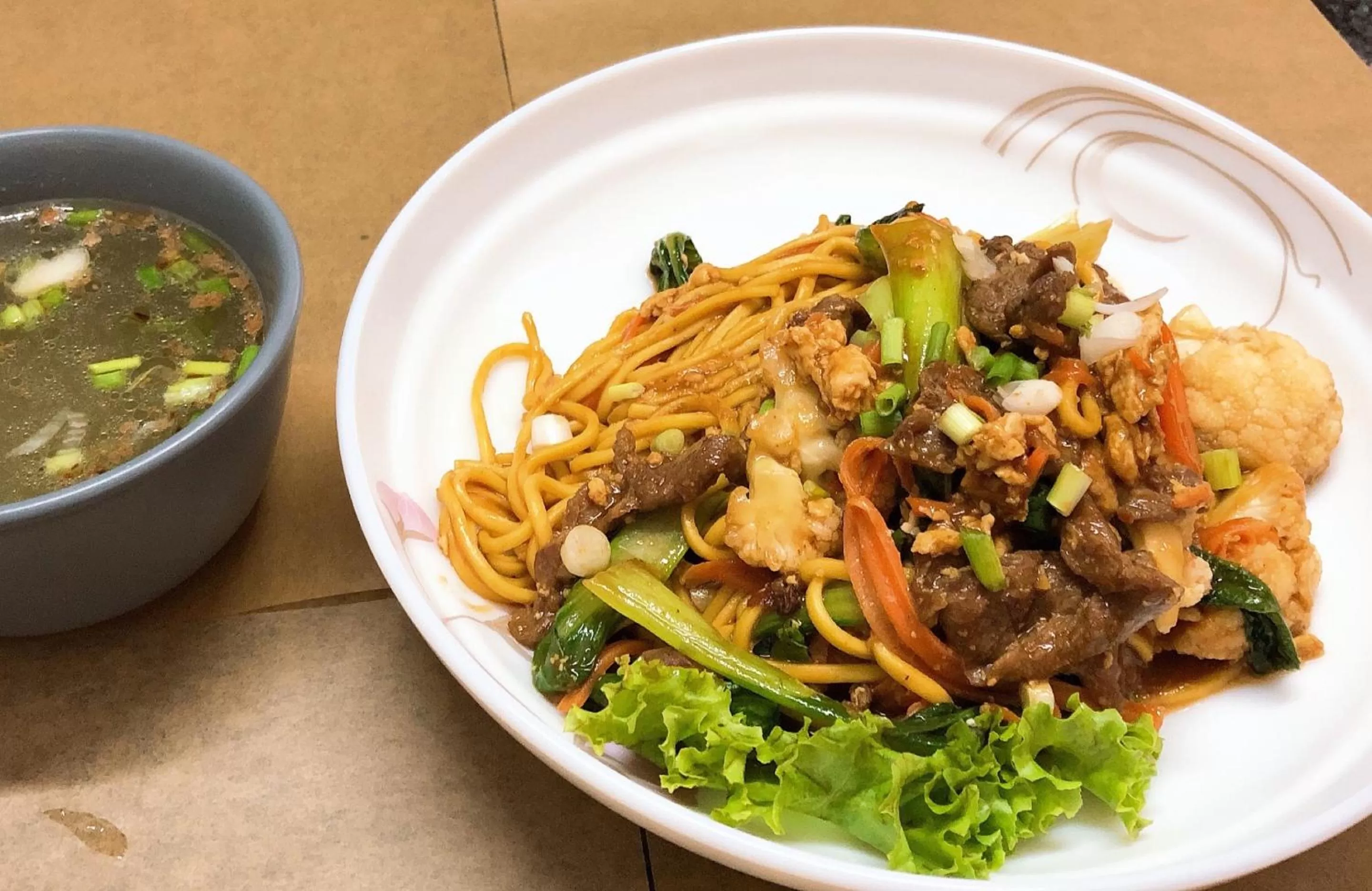 Food in Poolside Villa