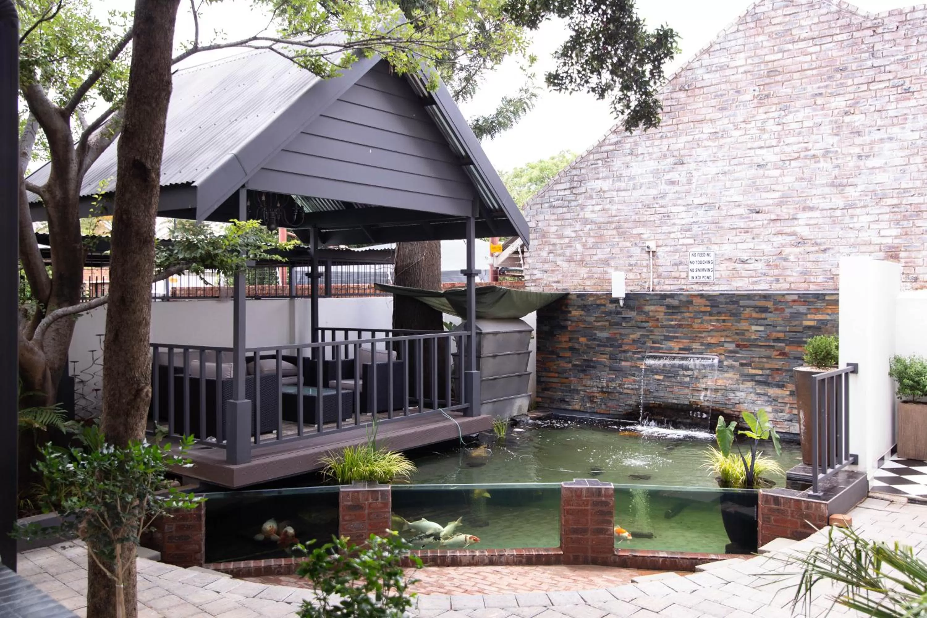 Garden in Milner House Kimberley