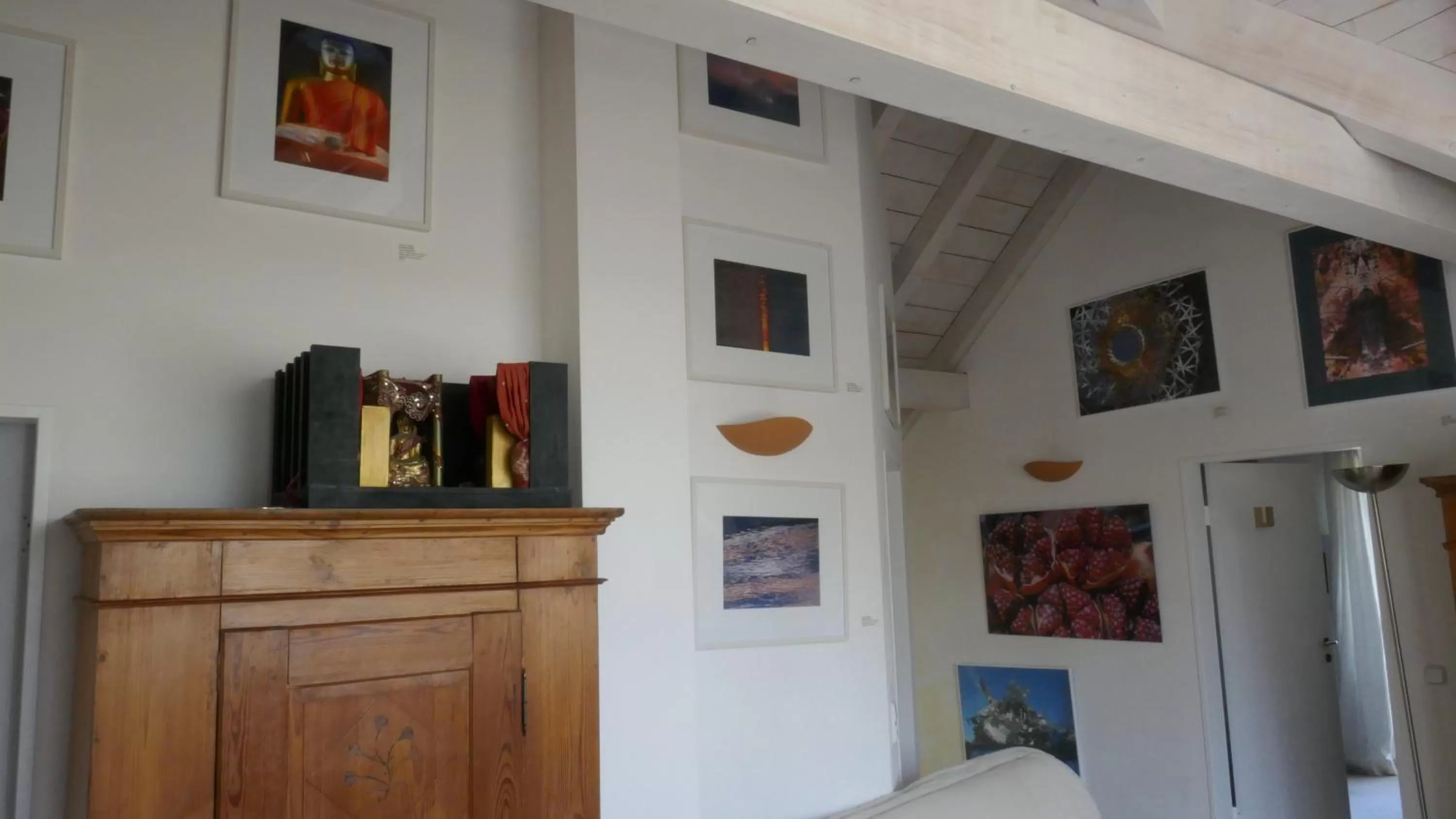 Communal lounge/ TV room in Bed and Breakfast Bavaria München