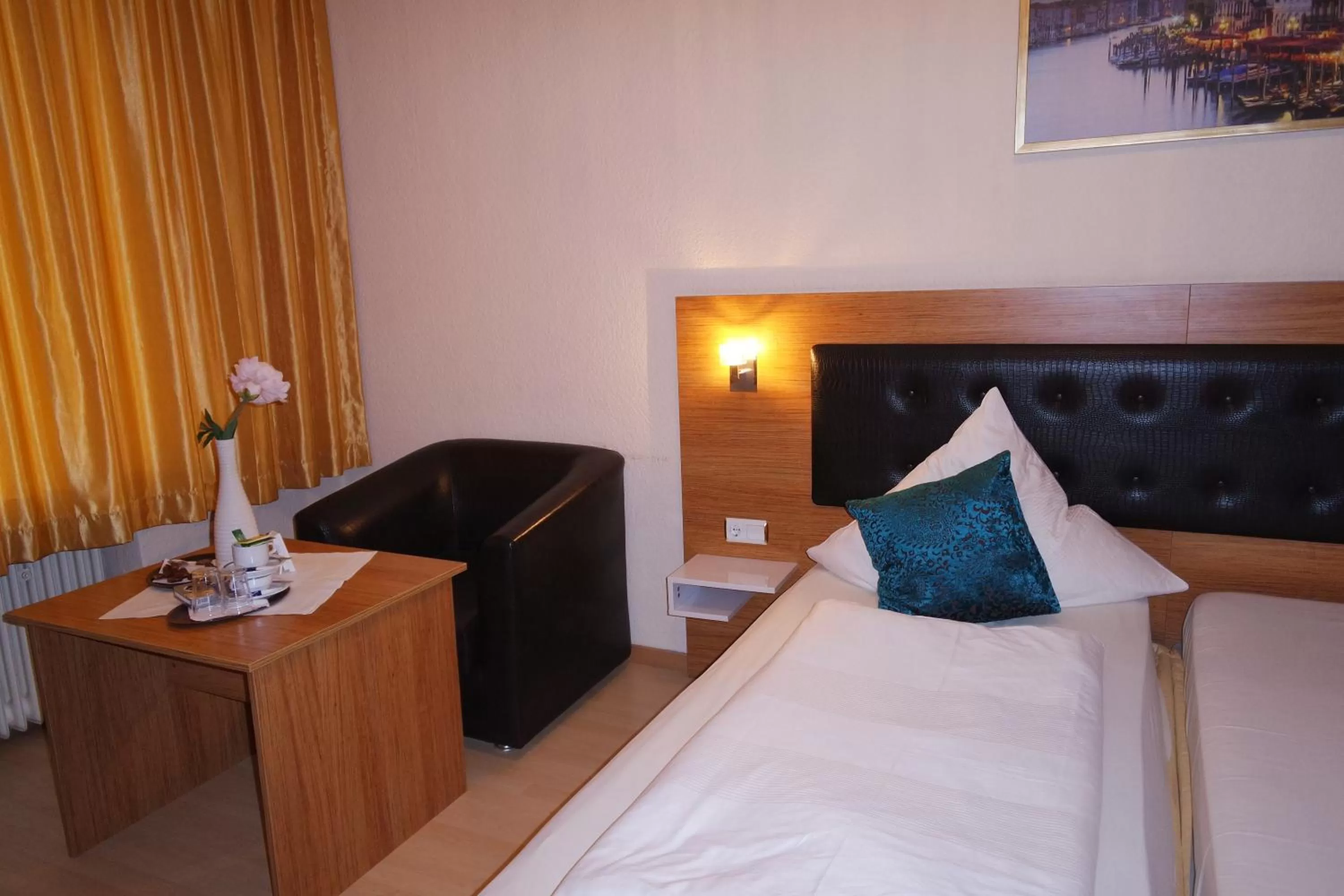 Bed in Hotel Drei Kronen