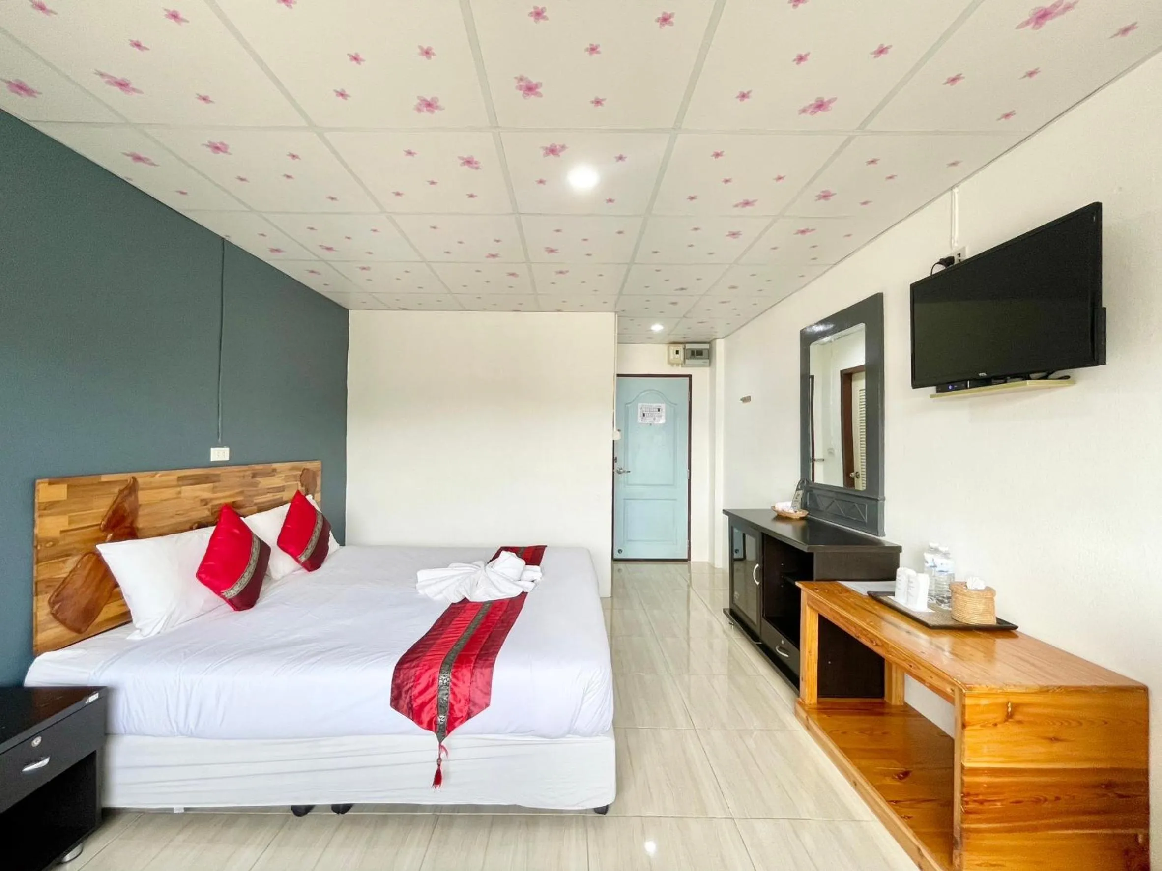 Bed in Diamond de pai