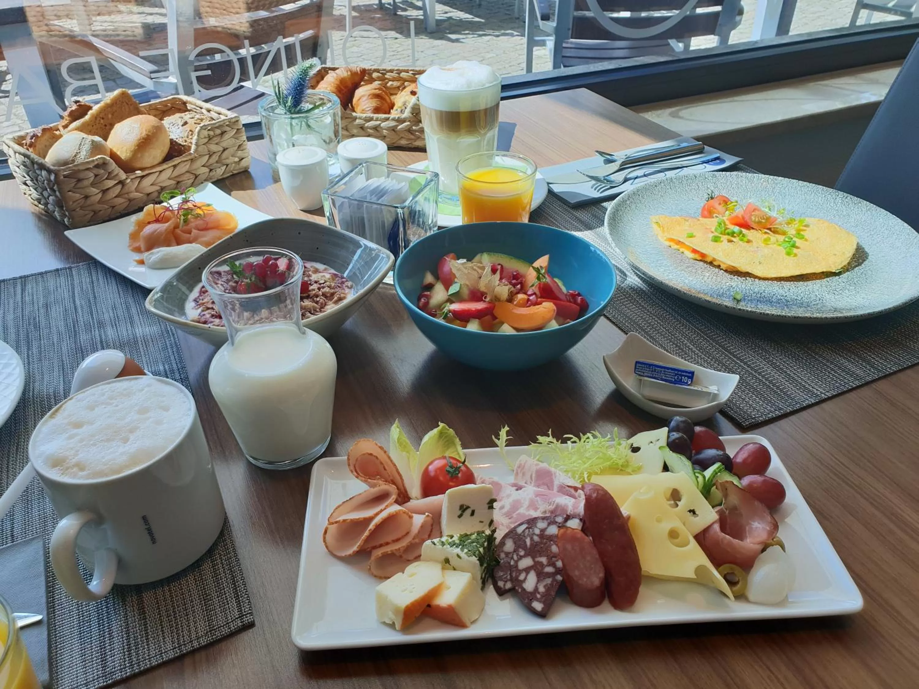Food close-up in Novotel Berlin Am Tiergarten