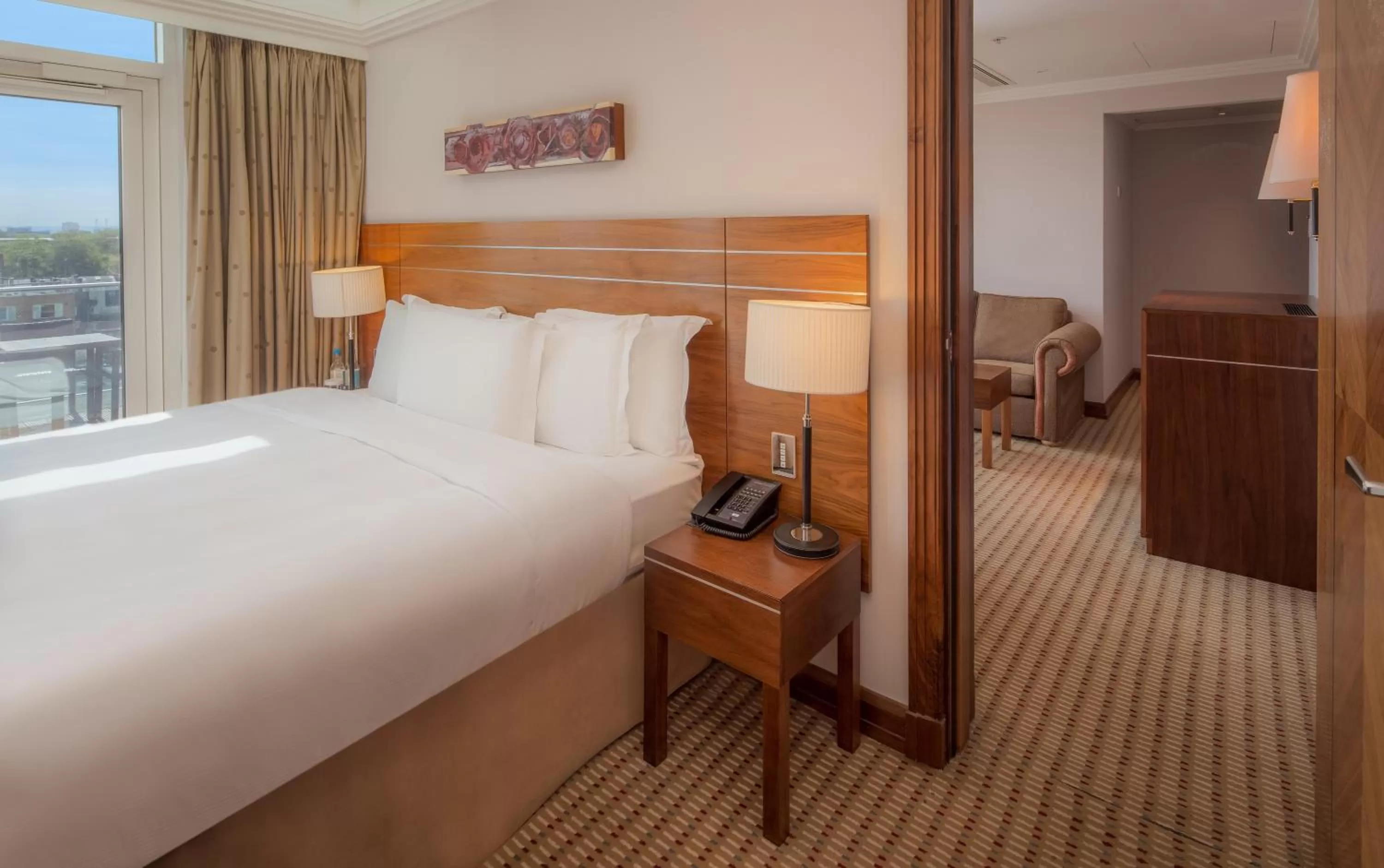 Bedroom, Bed in Hilton London Paddington