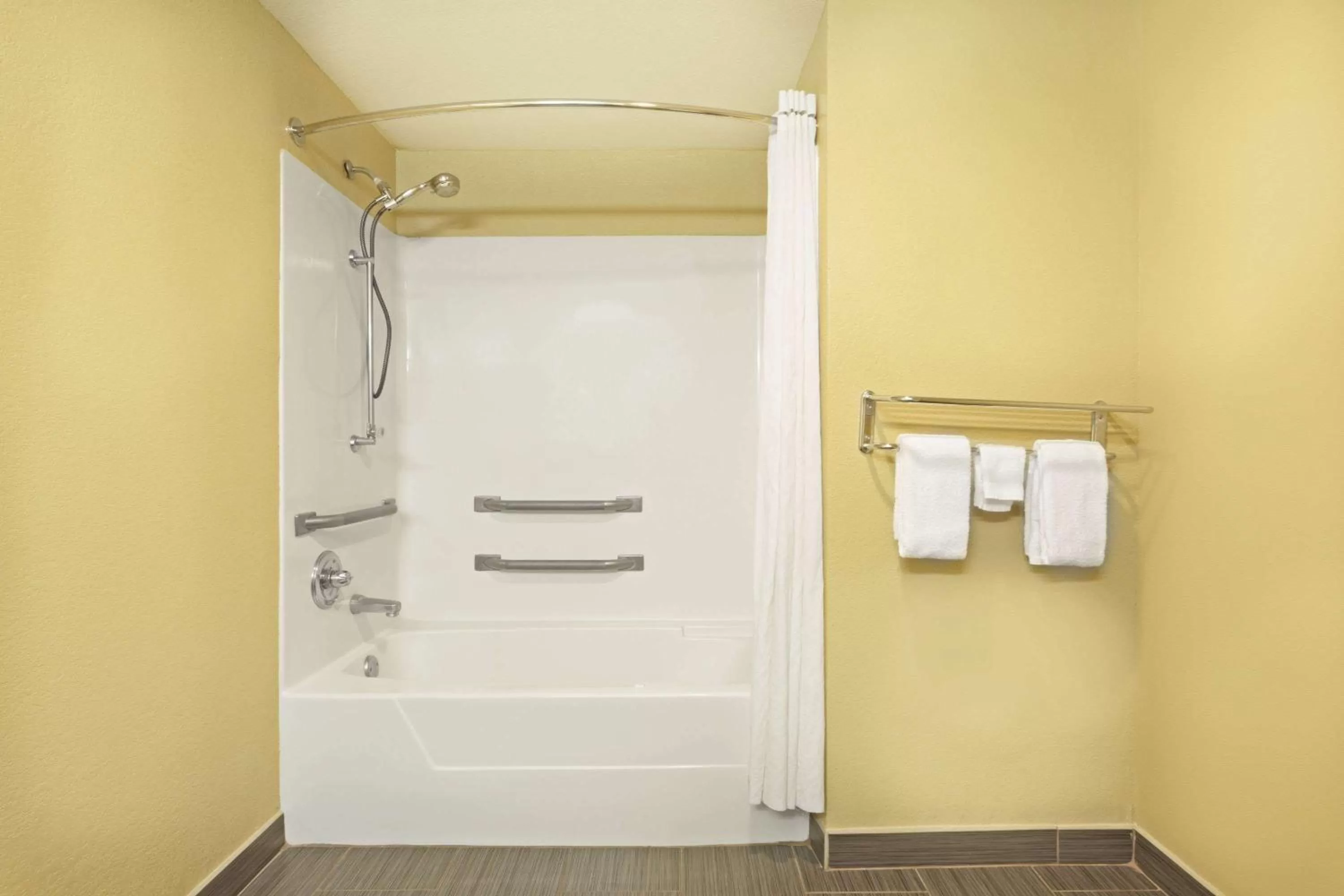 Bathroom in Super 8 by Wyndham Covington