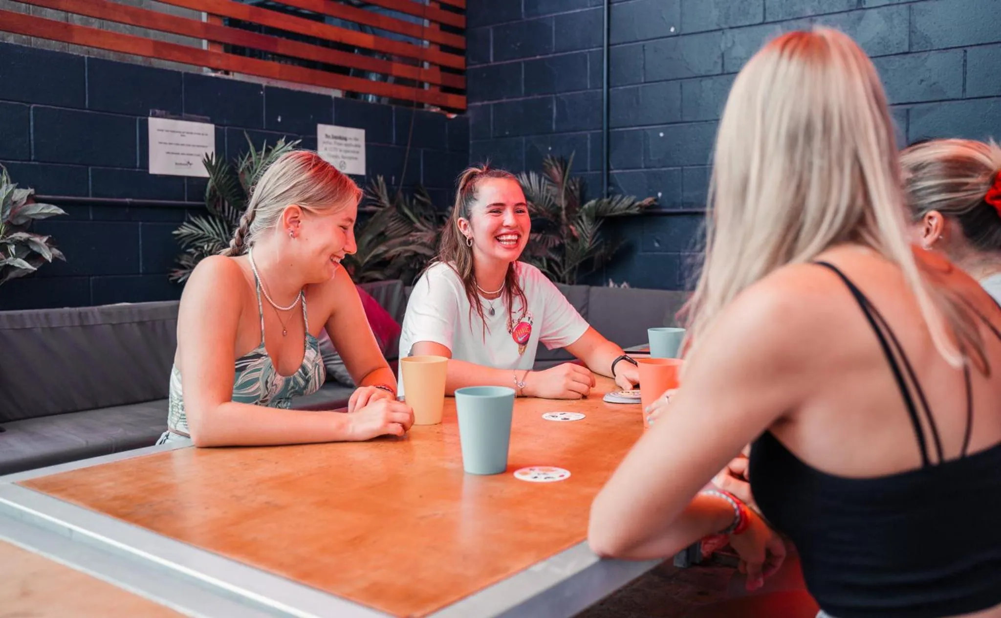 Communal lounge/ TV room in Mad Monkey Waterfront