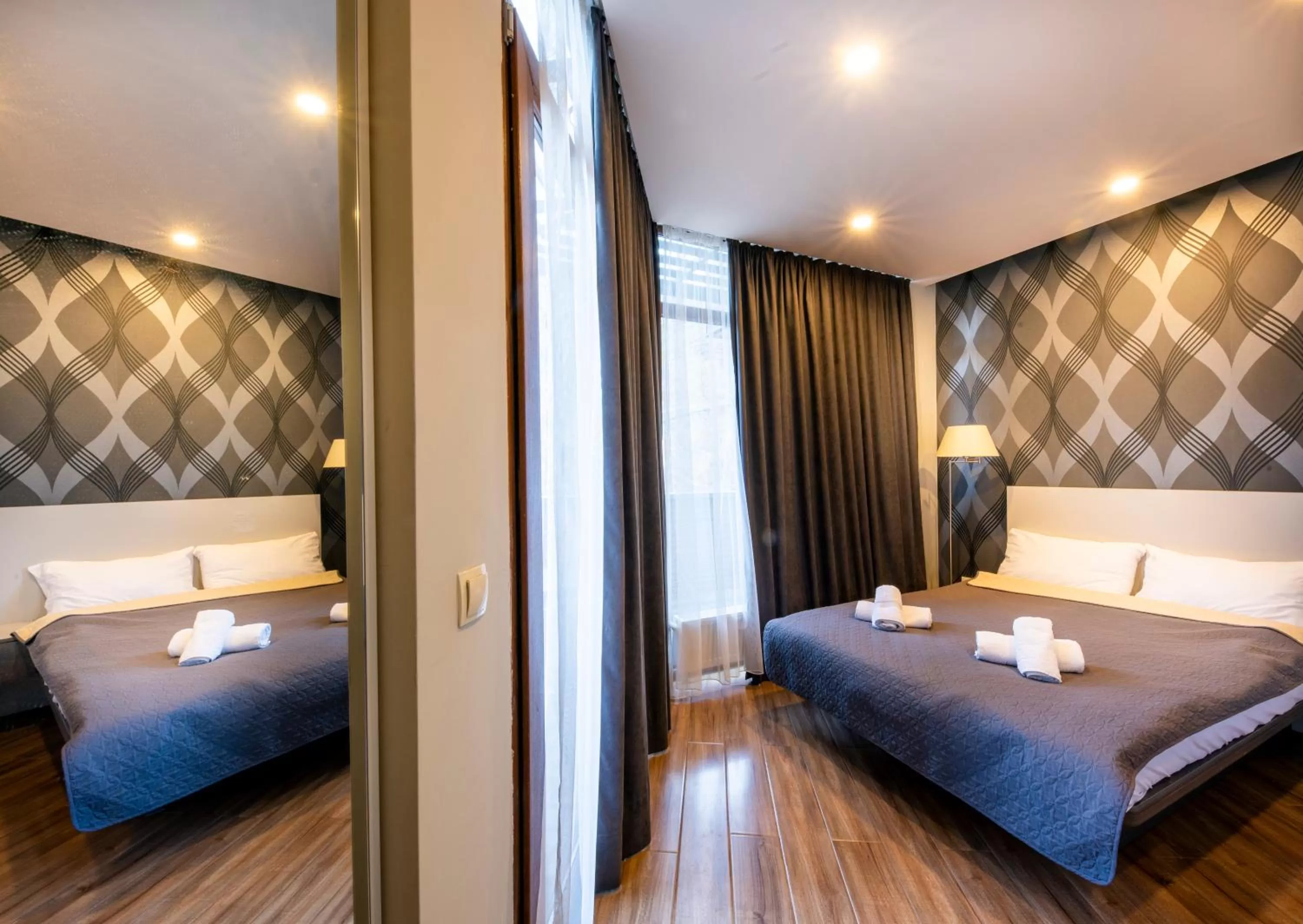 Nearby landmark, Bed in Sani Apart Hotel