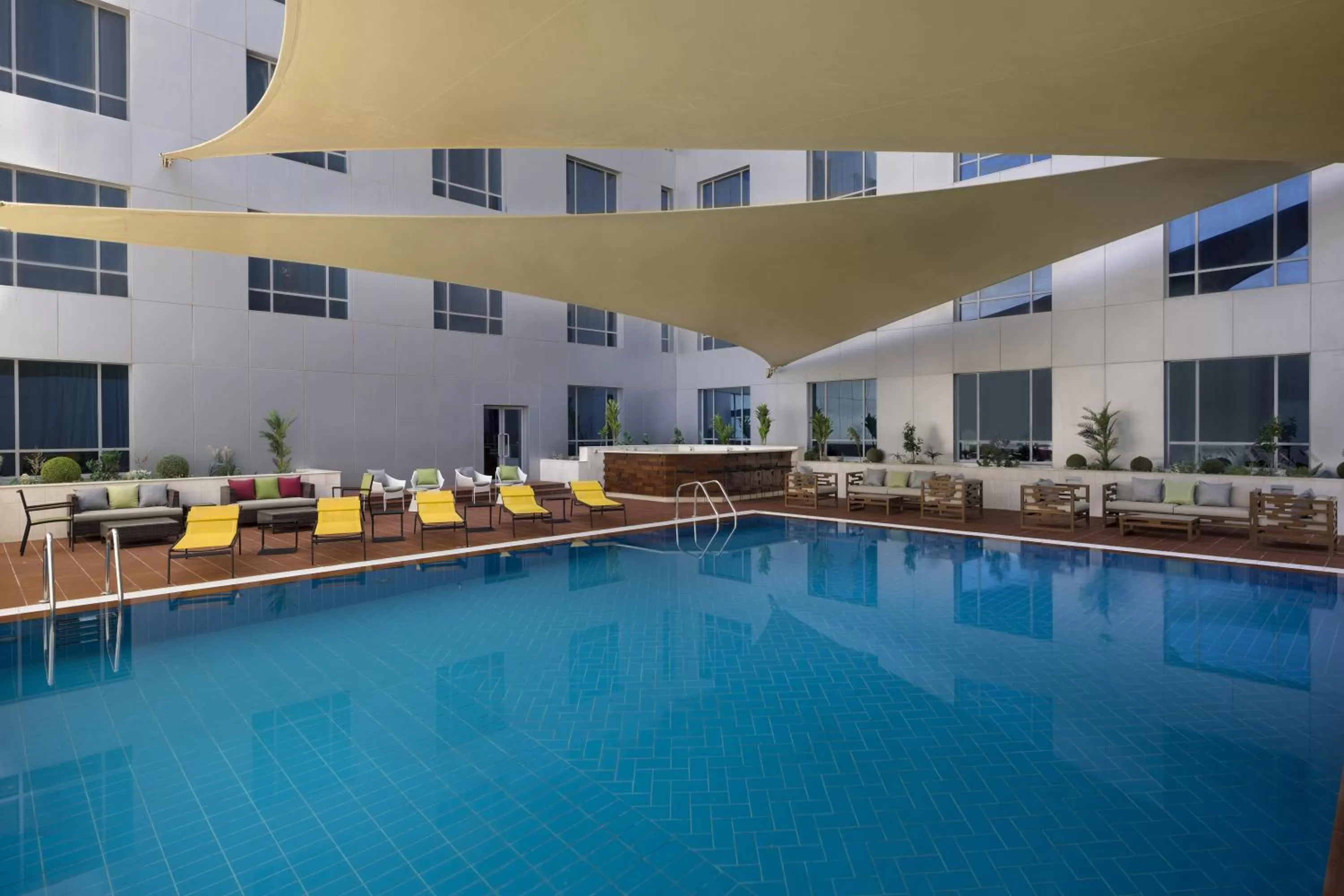 Pool view in ibis Jeddah City Center