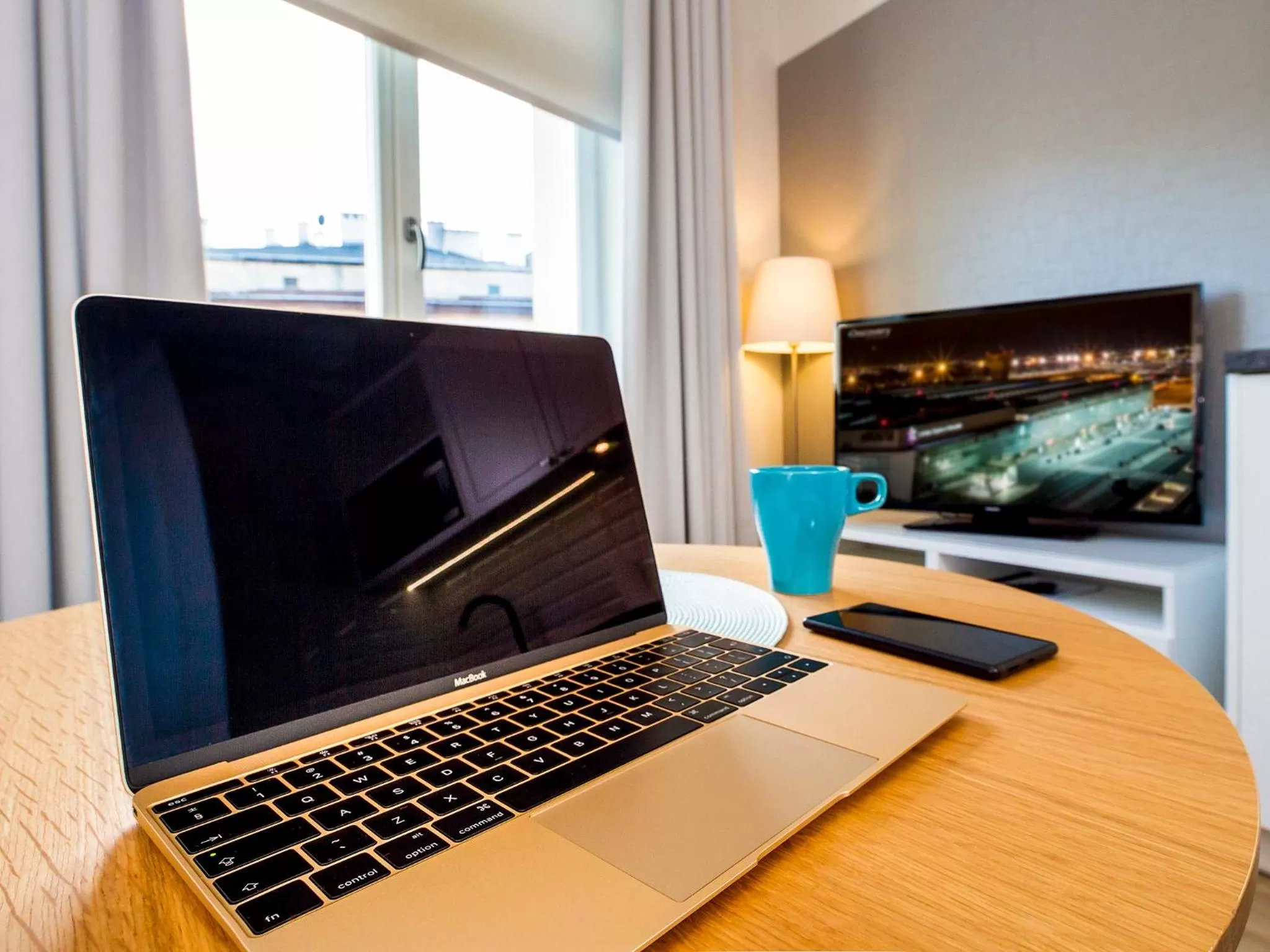 TV and multimedia in Riverside Aparthotel Cracow