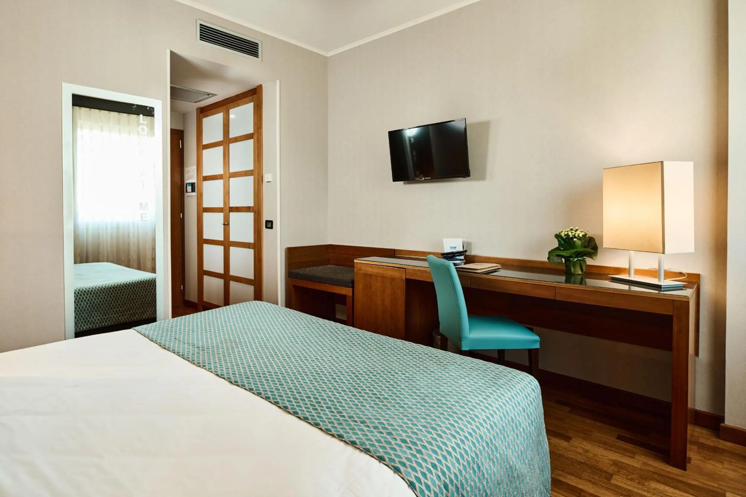 Bed in Hotel Da Vinci