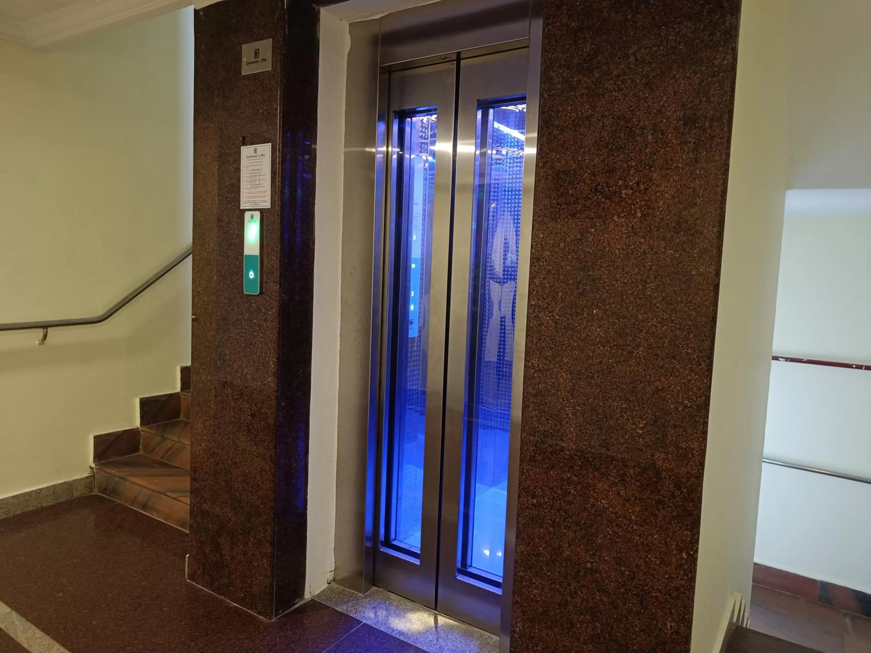 elevator in The Dolphin Park Hotel, Virugambakkam