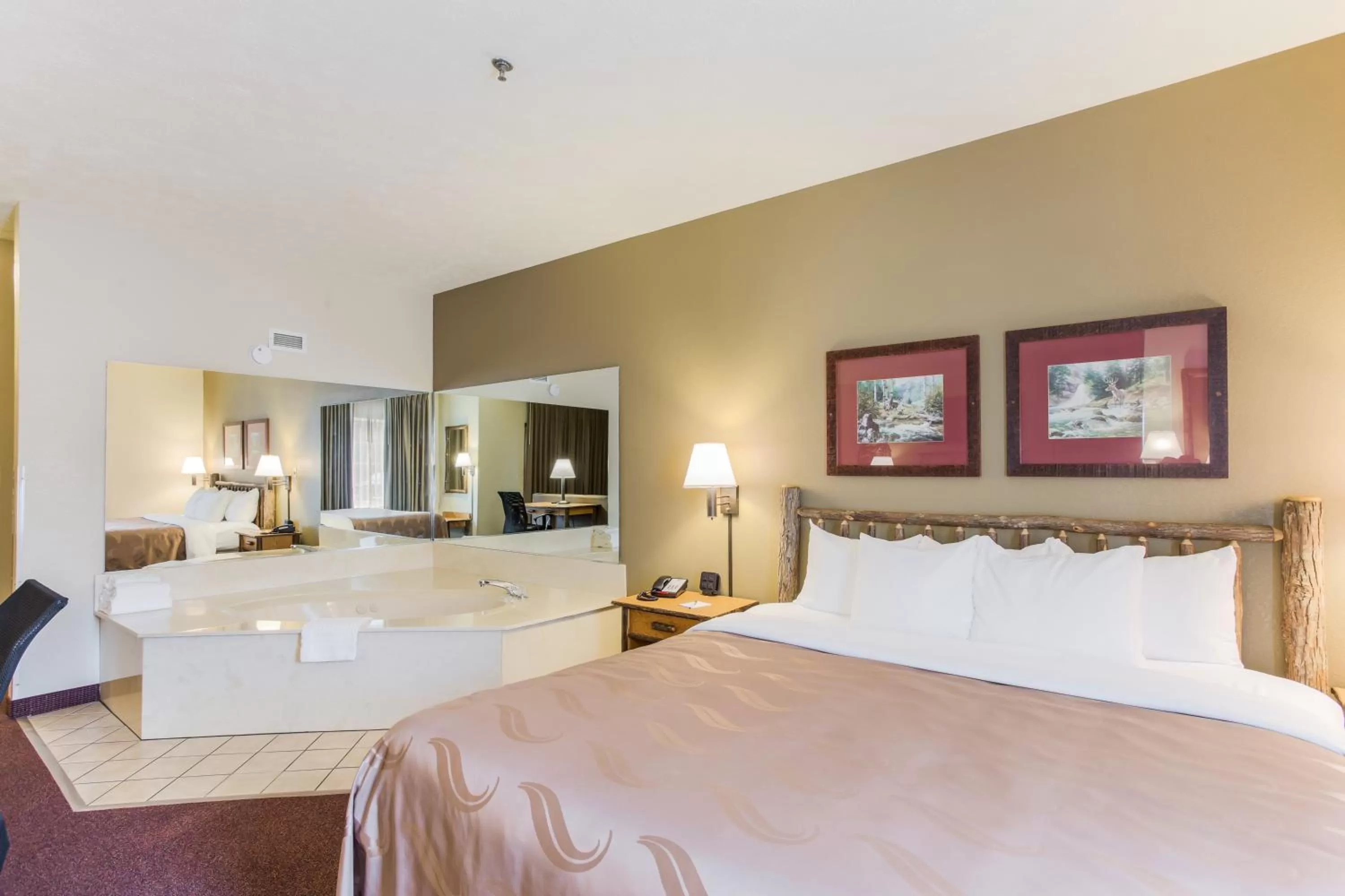 Bed in Quality Inn & Suites Big Stone Gap