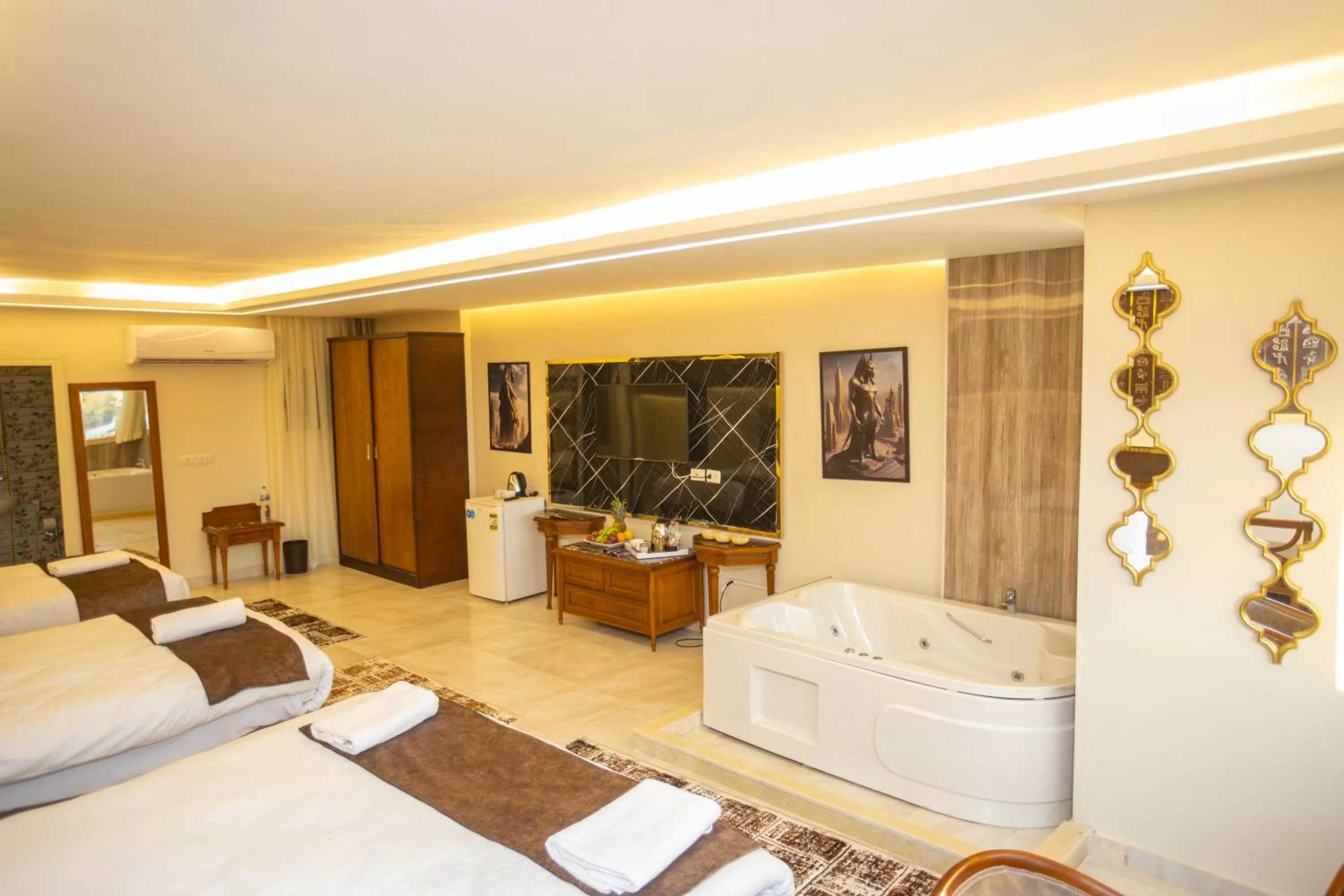 Bed in The Muse Pyramids