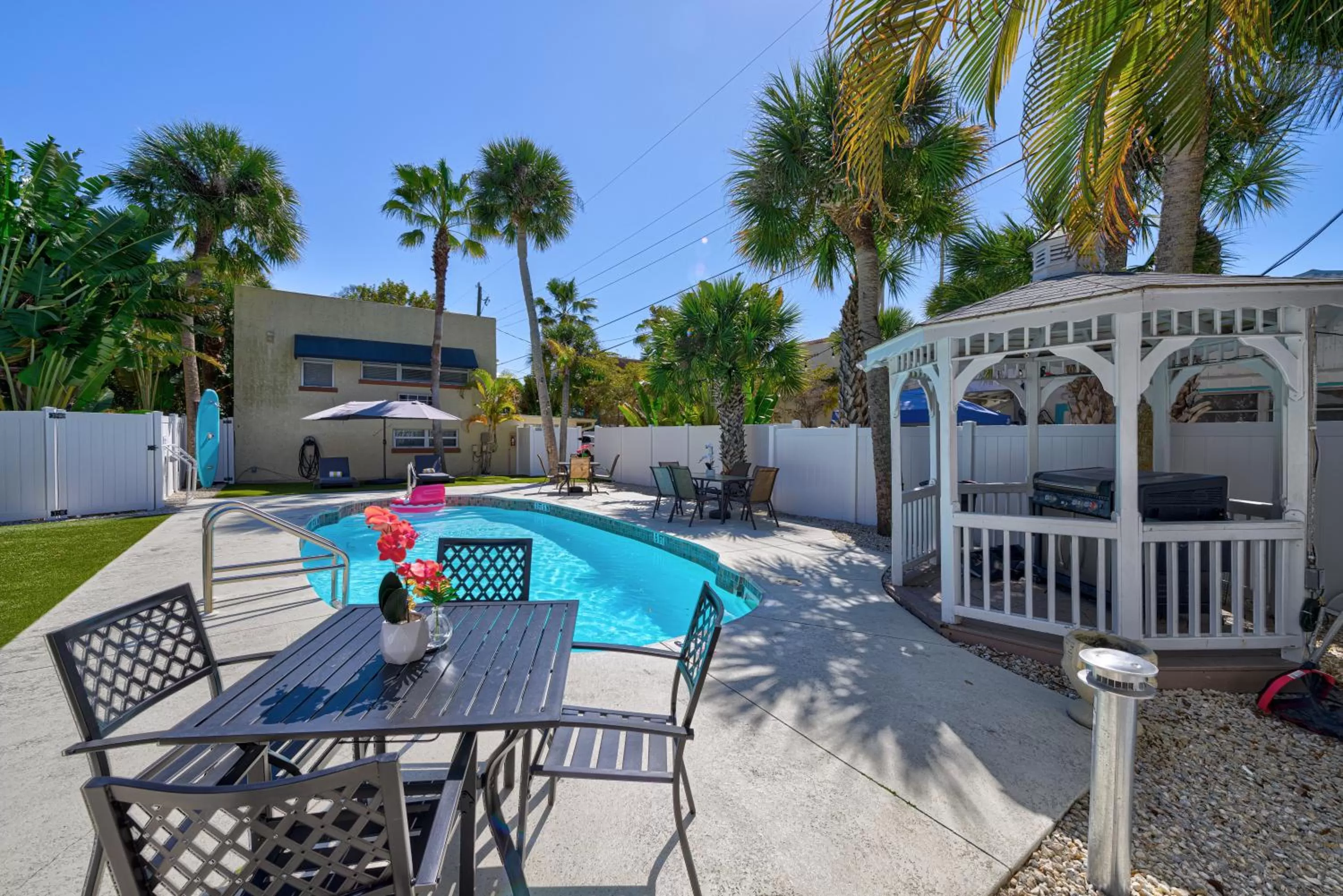 Swimming pool in The Ringling Beach House