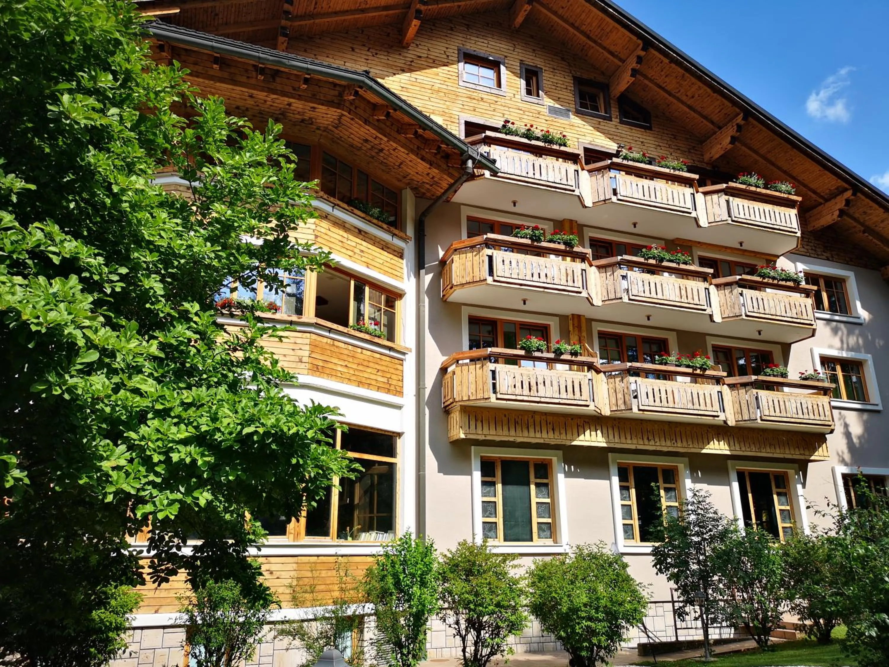 Property building in Ribno Alpine Hotel