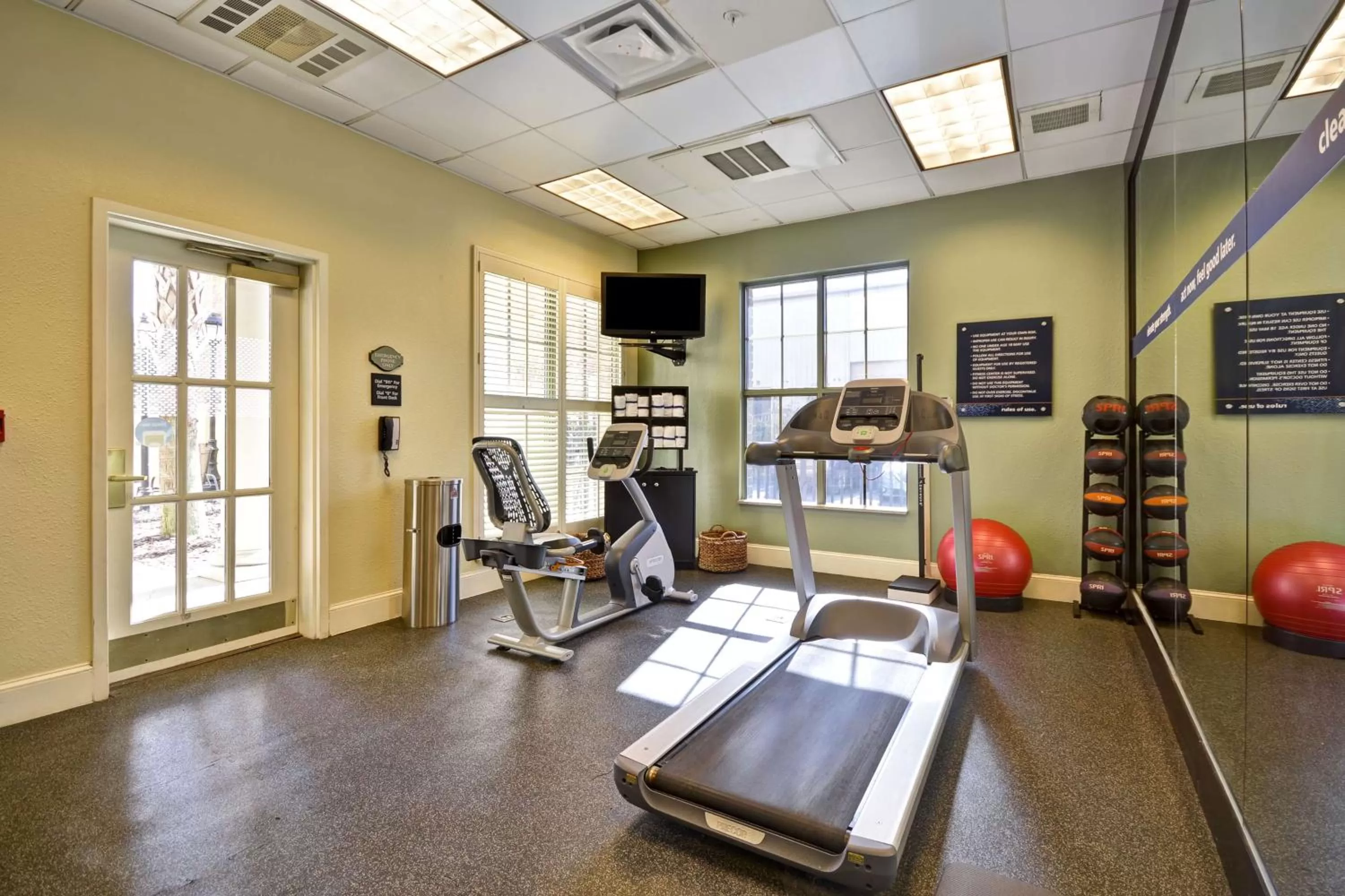 Fitness centre/facilities in Hampton Inn & Suites Savannah Historic District