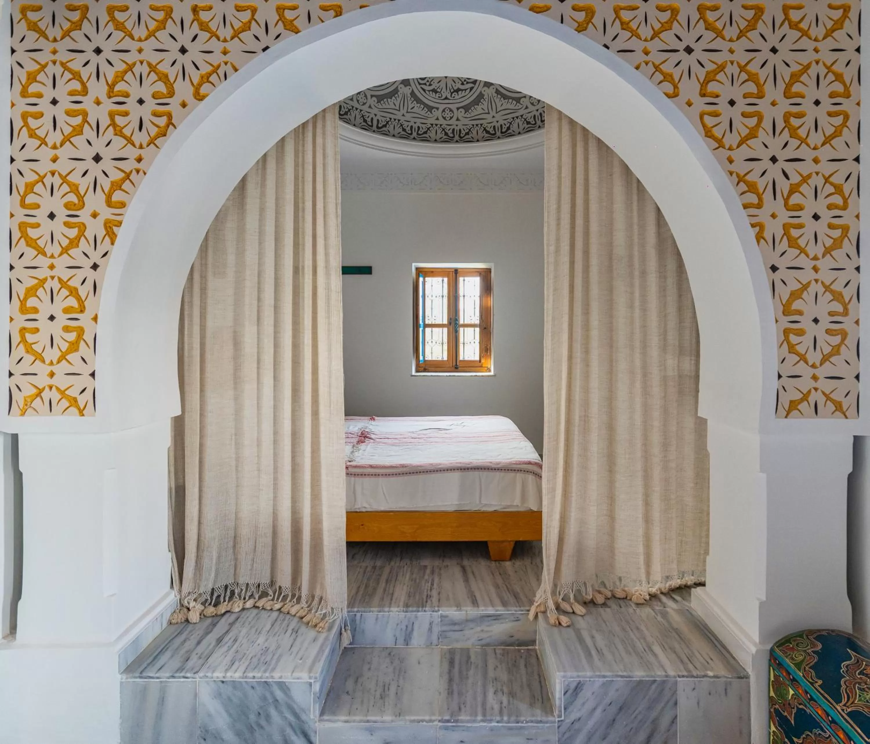 Bedroom, Bed in Villa Jasmin